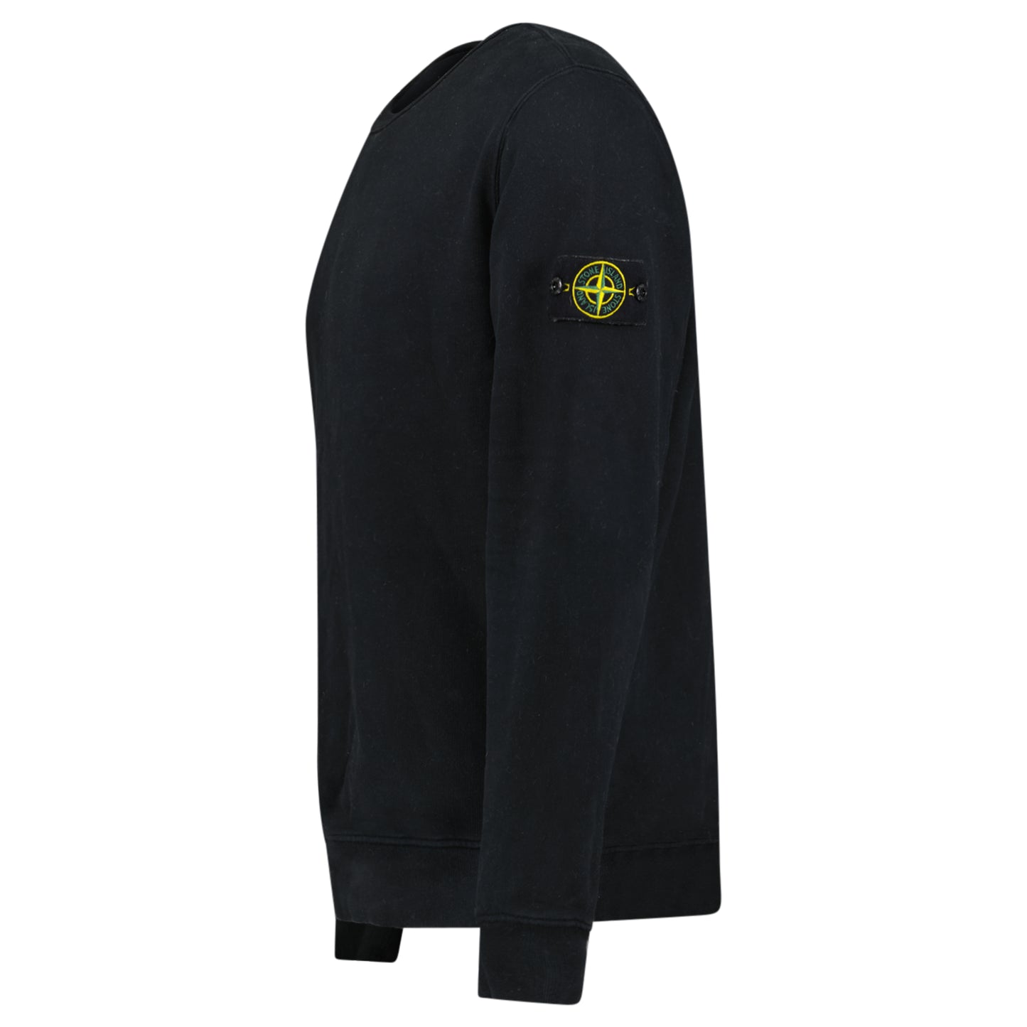 STONE ISLAND BADGE SWEATSHIRT - LARGE