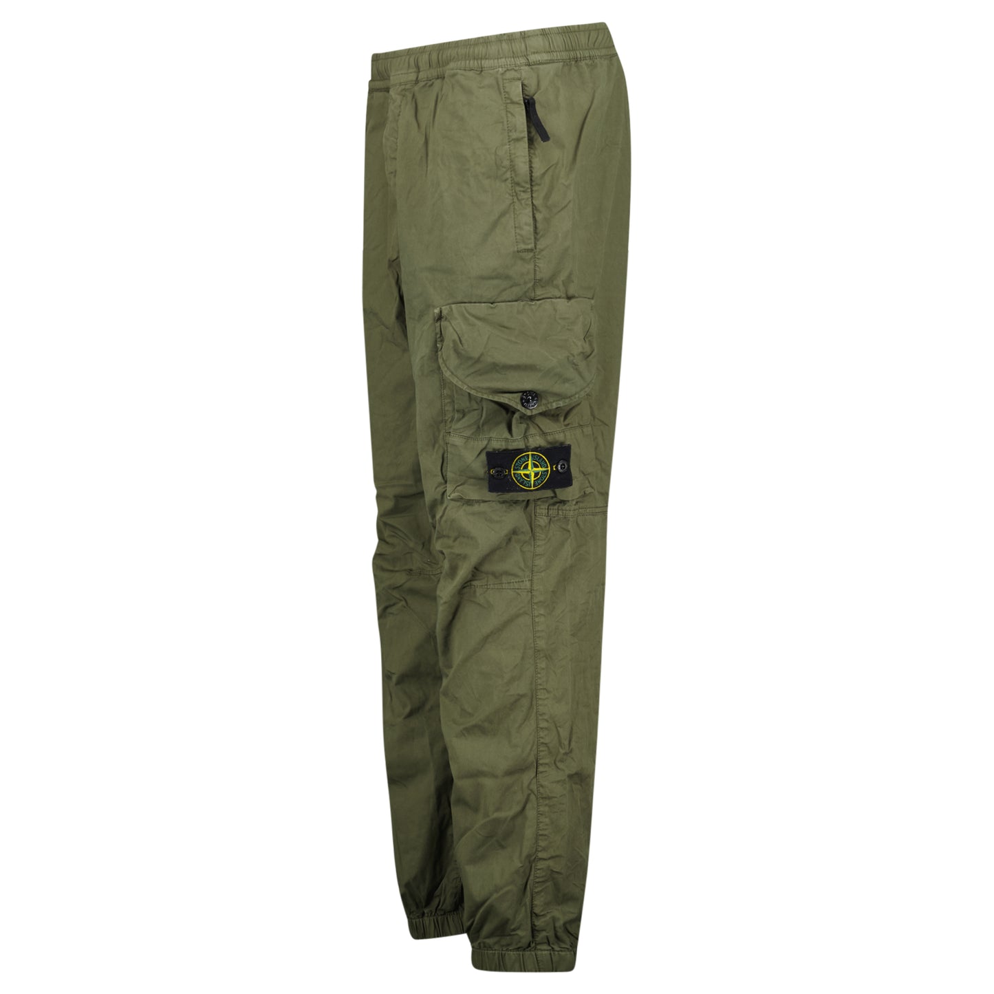 STONE ISLAND COMPASS CARGO TROUSERS KHAKI - 34W / 32L