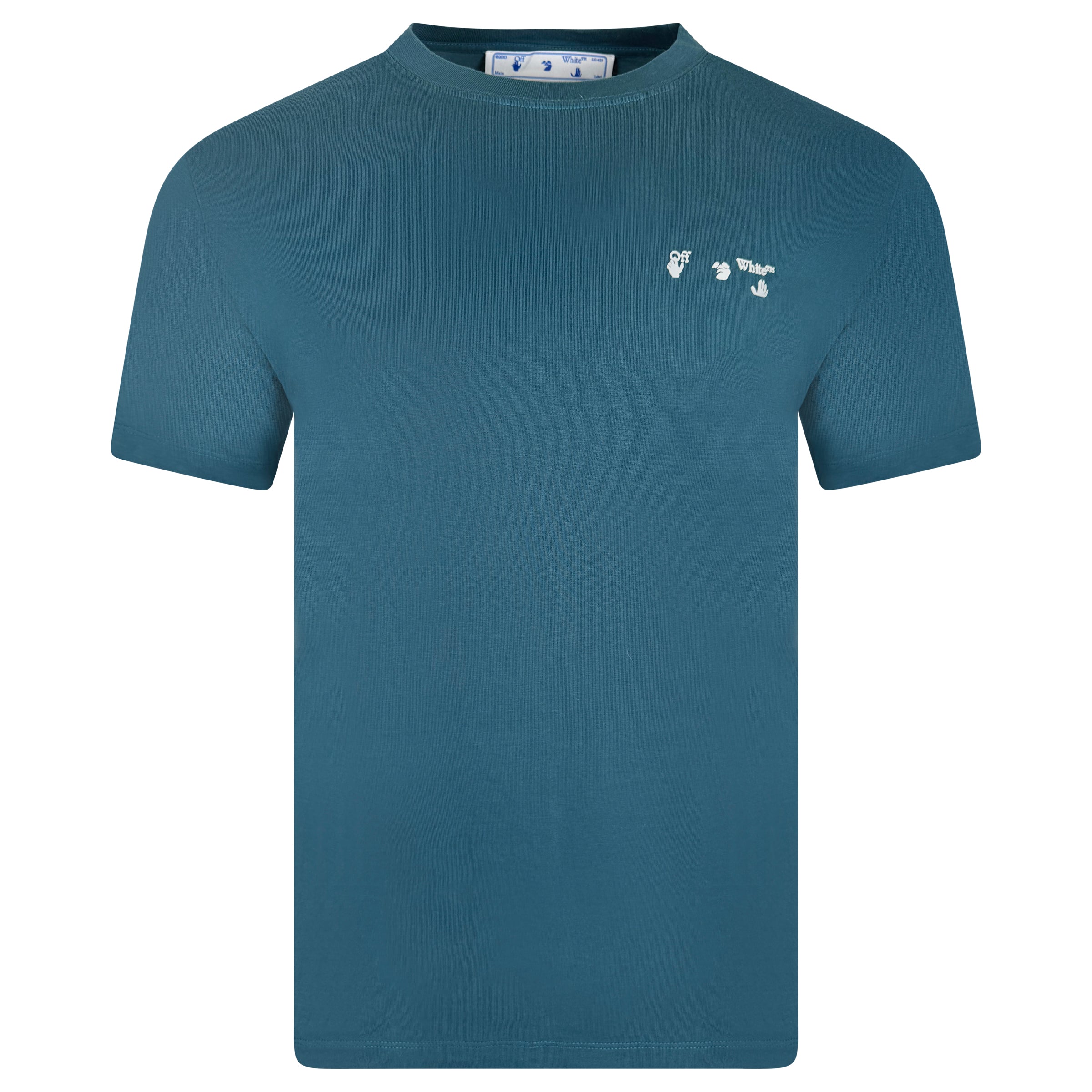 OFF WHITE TURQOISE T SHIRT - MEDIUM