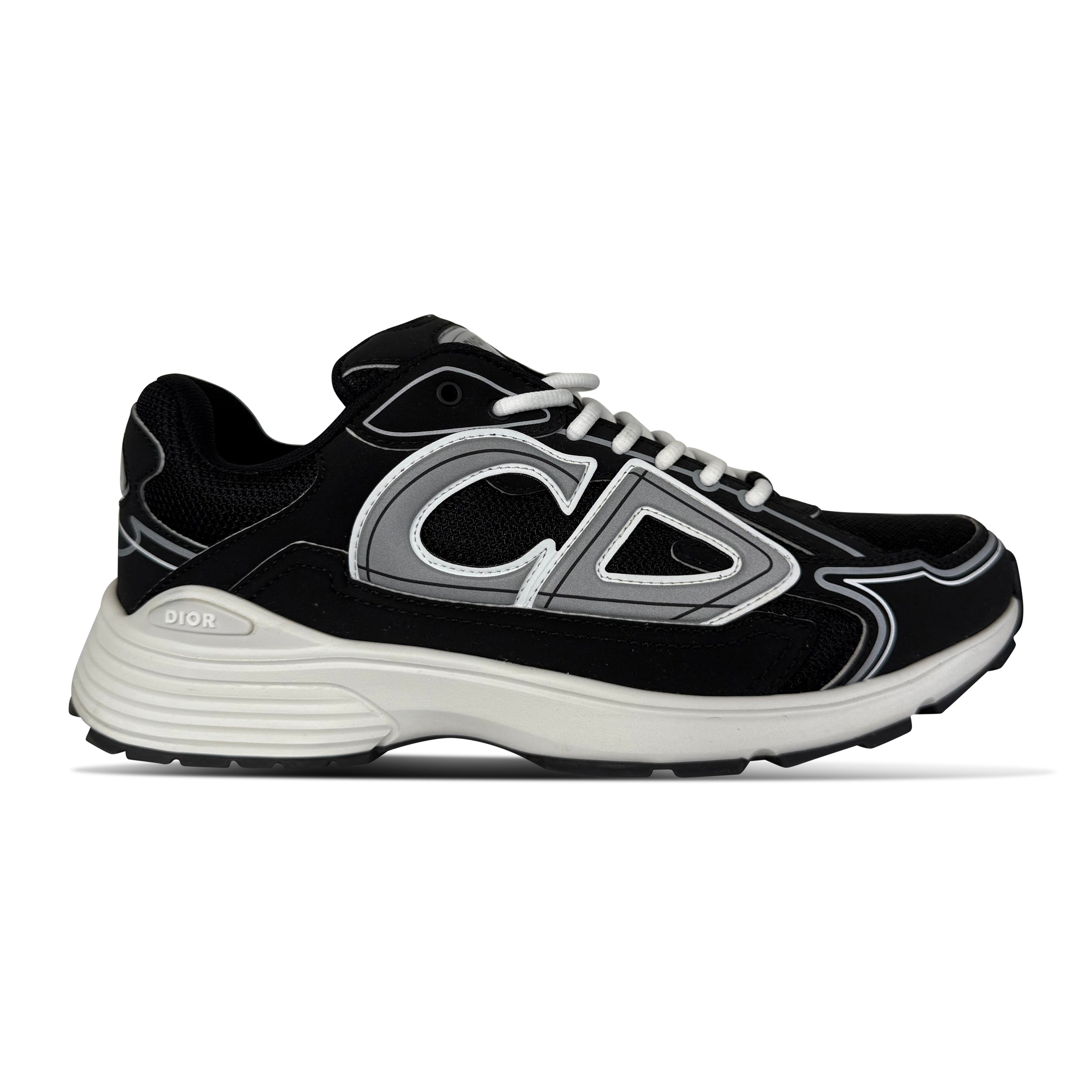 DIOR B30 BLACK / WHITE - UK 7.5(41.5)