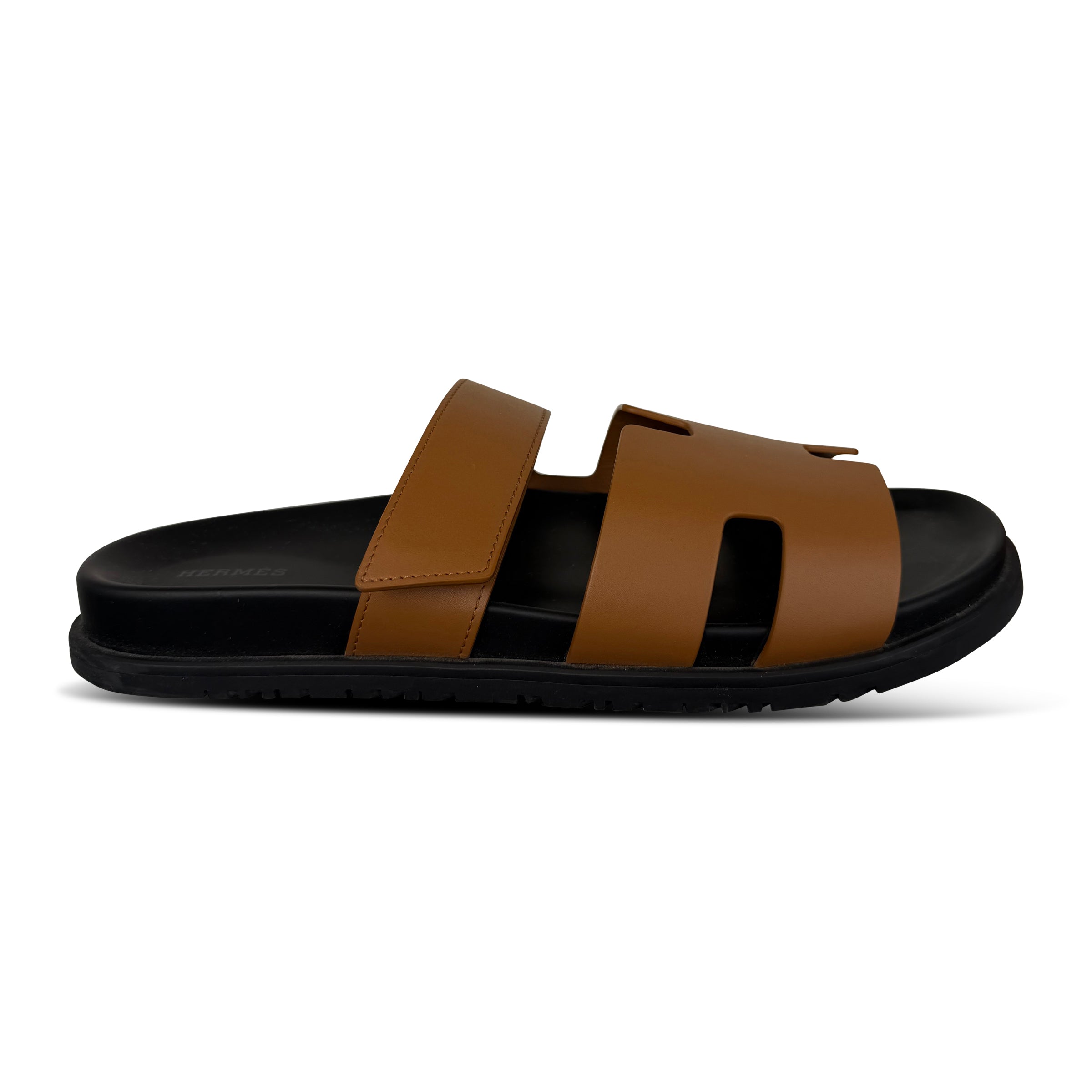 HERMES CHYPRE SANDALS TAN - UK 9 (Fits 8.5)