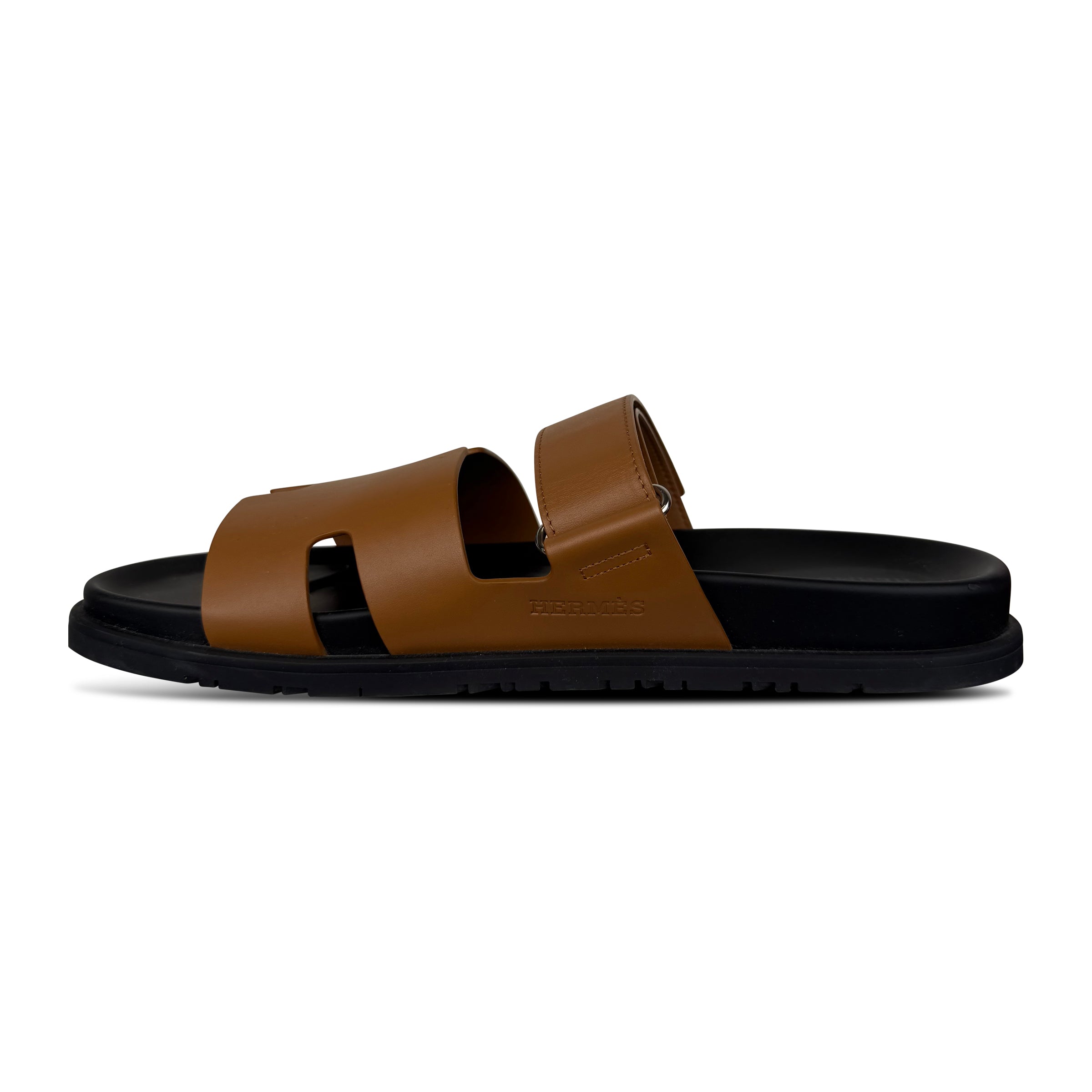 HERMES CHYPRE SANDALS TAN - UK 9 (Fits 8.5)