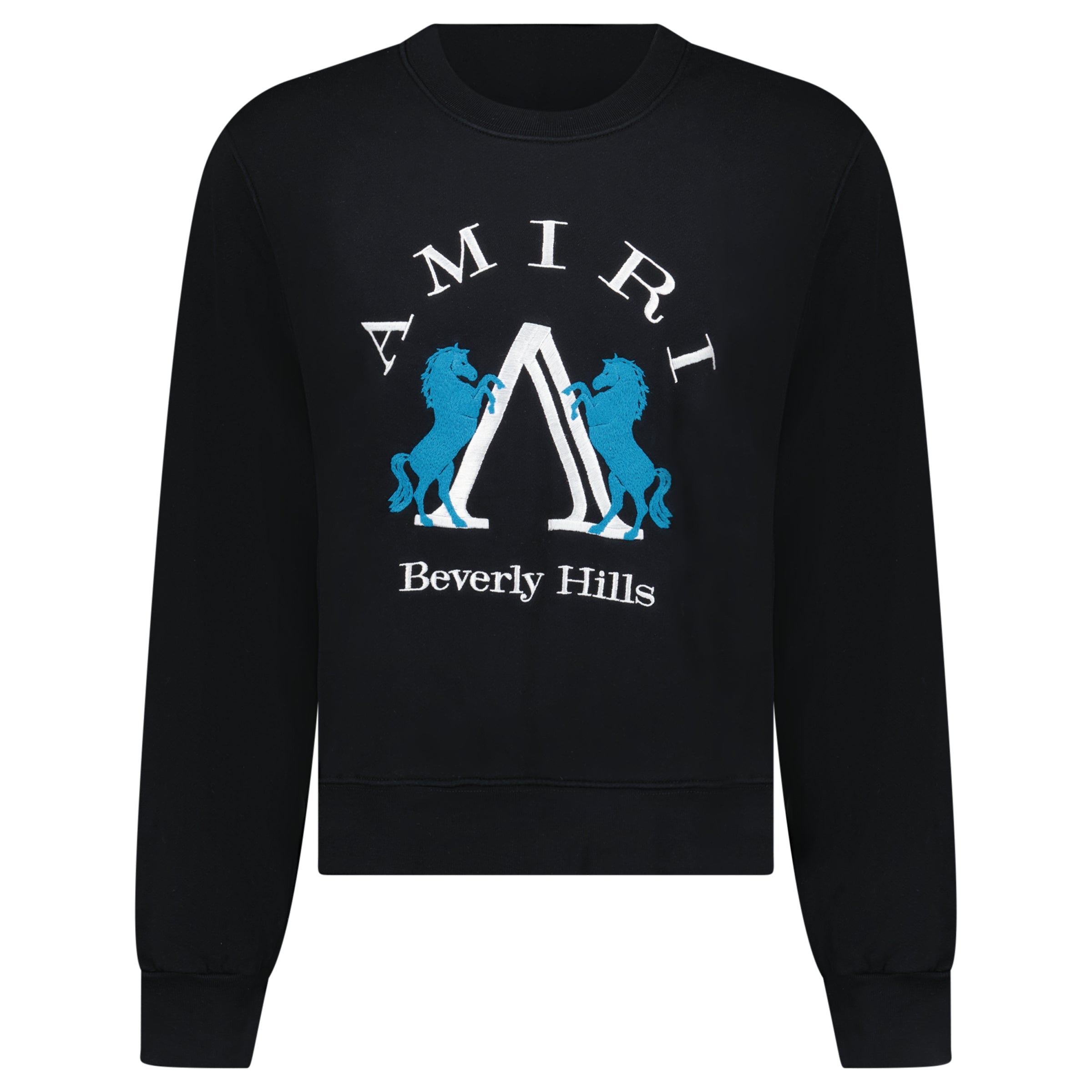 AMIRI BLACK LOGO SWEATSHIRT - MEDIUM - Affluent ArchivesUsed HIGH END DESIGNER CLOTHING