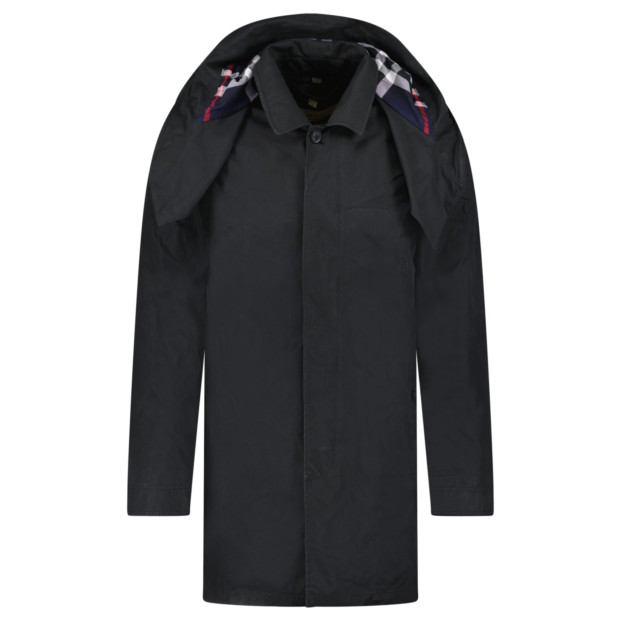 BURBERRY BLACK JACKET - LARGE (50) - Affluent ArchivesUsed HIGH END DESIGNER CLOTHING