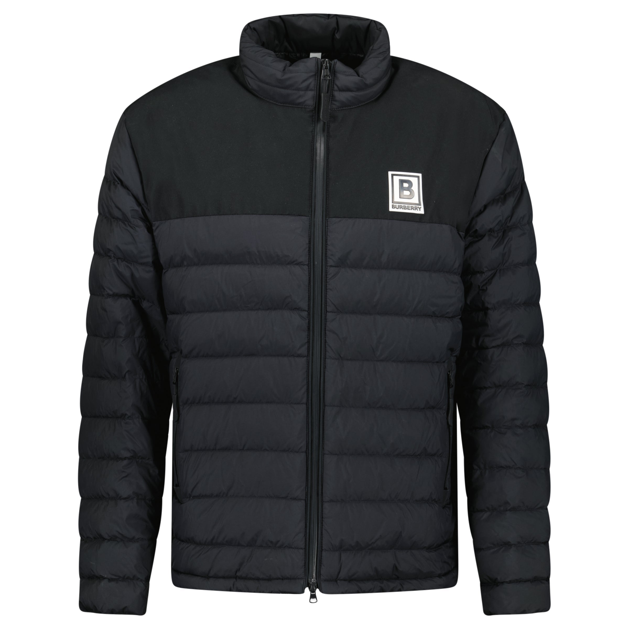 BURBERRY BLACK PUFFER JACKET - XXL (Fits XL) - Affluent ArchivesUsed HIGH END DESIGNER CLOTHING