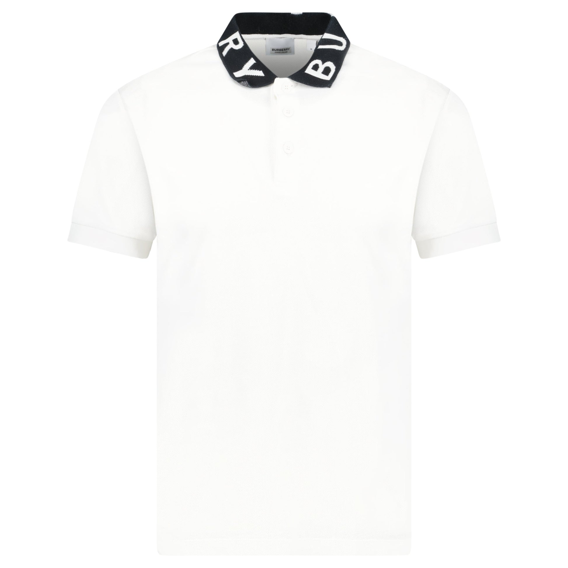 BURBERRY GREY COLLAR LOGO POLO - MEDIUM - Affluent ArchivesUsed HIGH END DESIGNER CLOTHING
