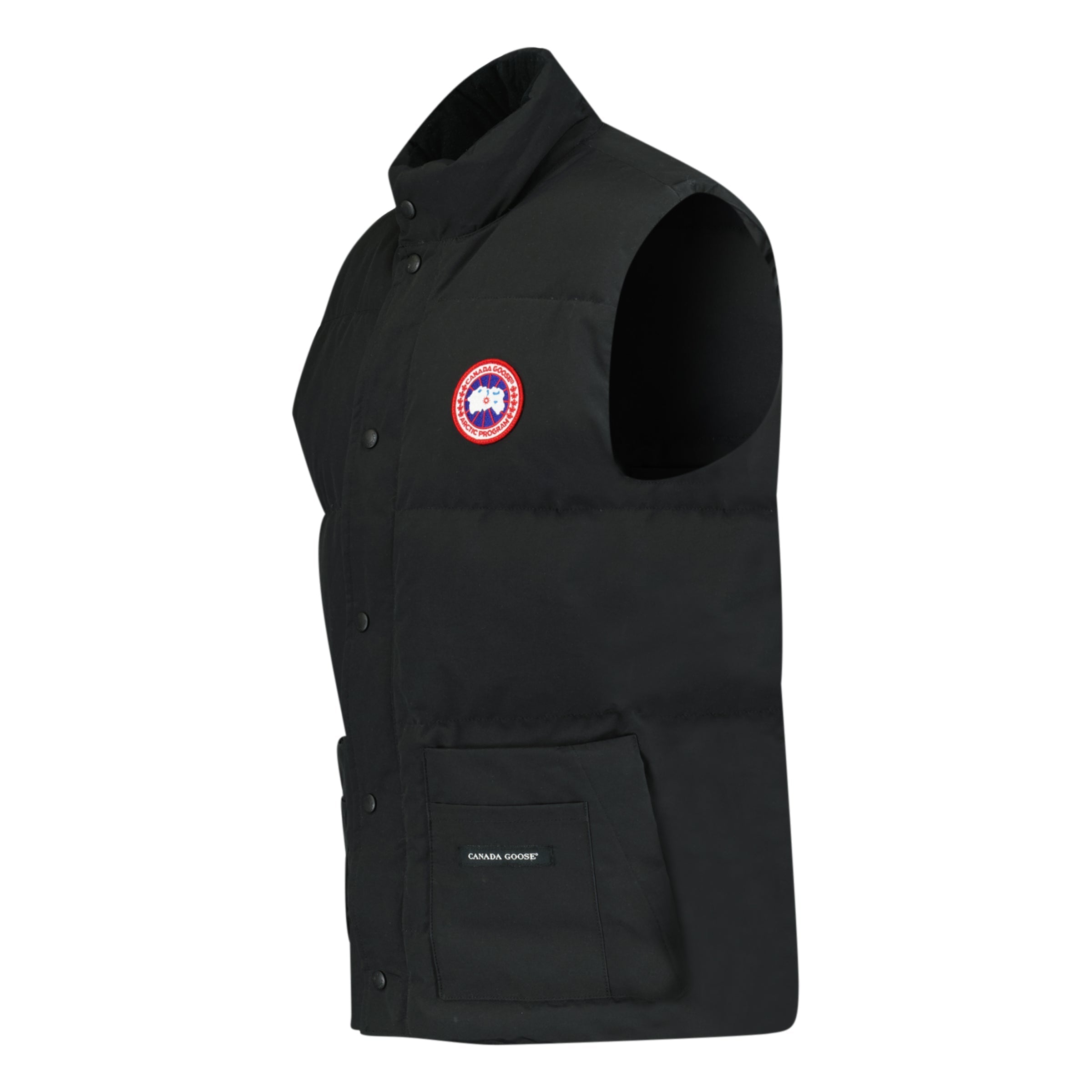 CANADA GOOSE BLACK GILET - LARGE - affluentarchivesUsed HIGH END DESIGNER CLOTHING