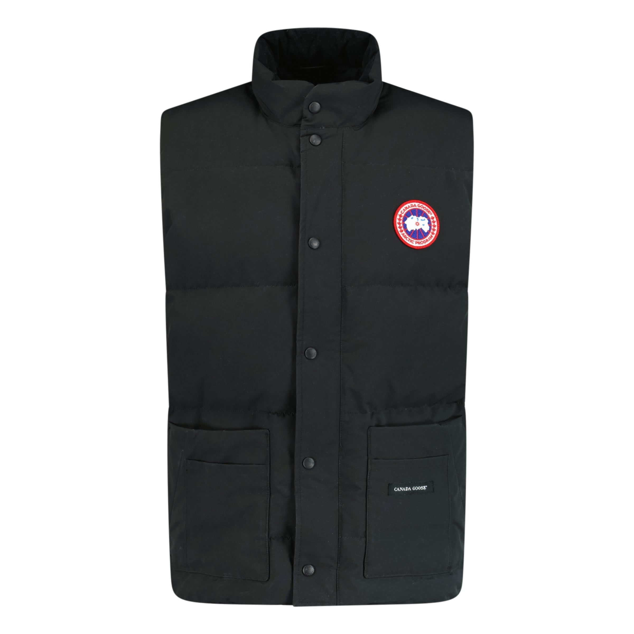 CANADA GOOSE BLACK GILET - LARGE - affluentarchivesUsed HIGH END DESIGNER CLOTHING