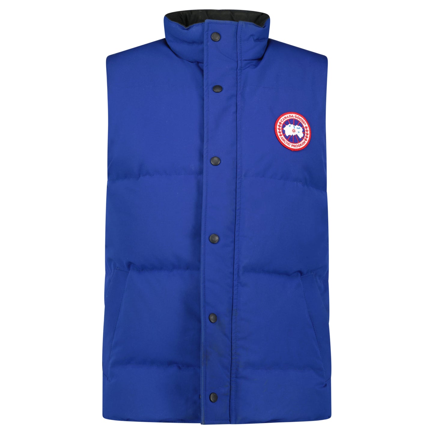 CANADA GOOSE BLUE GILET - SMALL (Fits M) - Affluent ArchivesUsed HIGH END DESIGNER CLOTHING