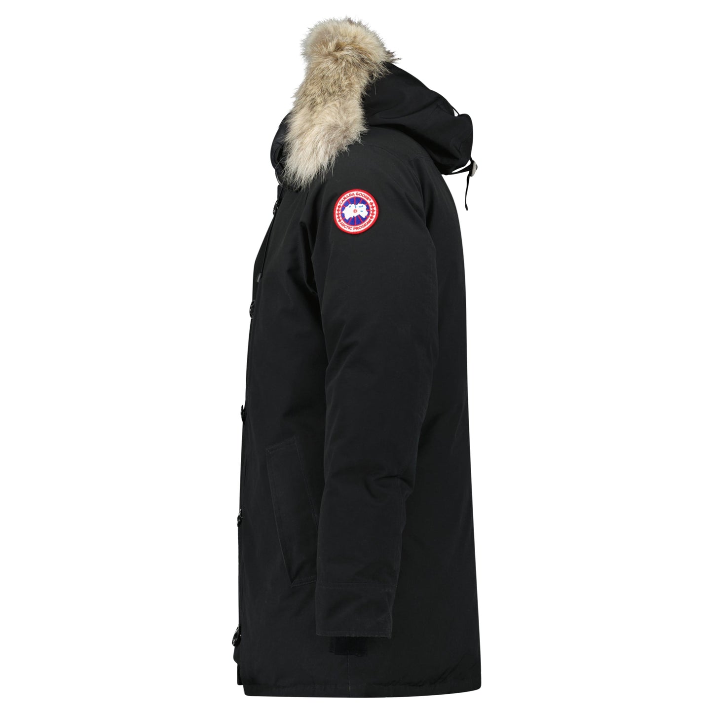 CANADA GOOSE LANGFORD BLACK COAT - LARGE - Affluent ArchivesUsed HIGH END DESIGNER CLOTHING