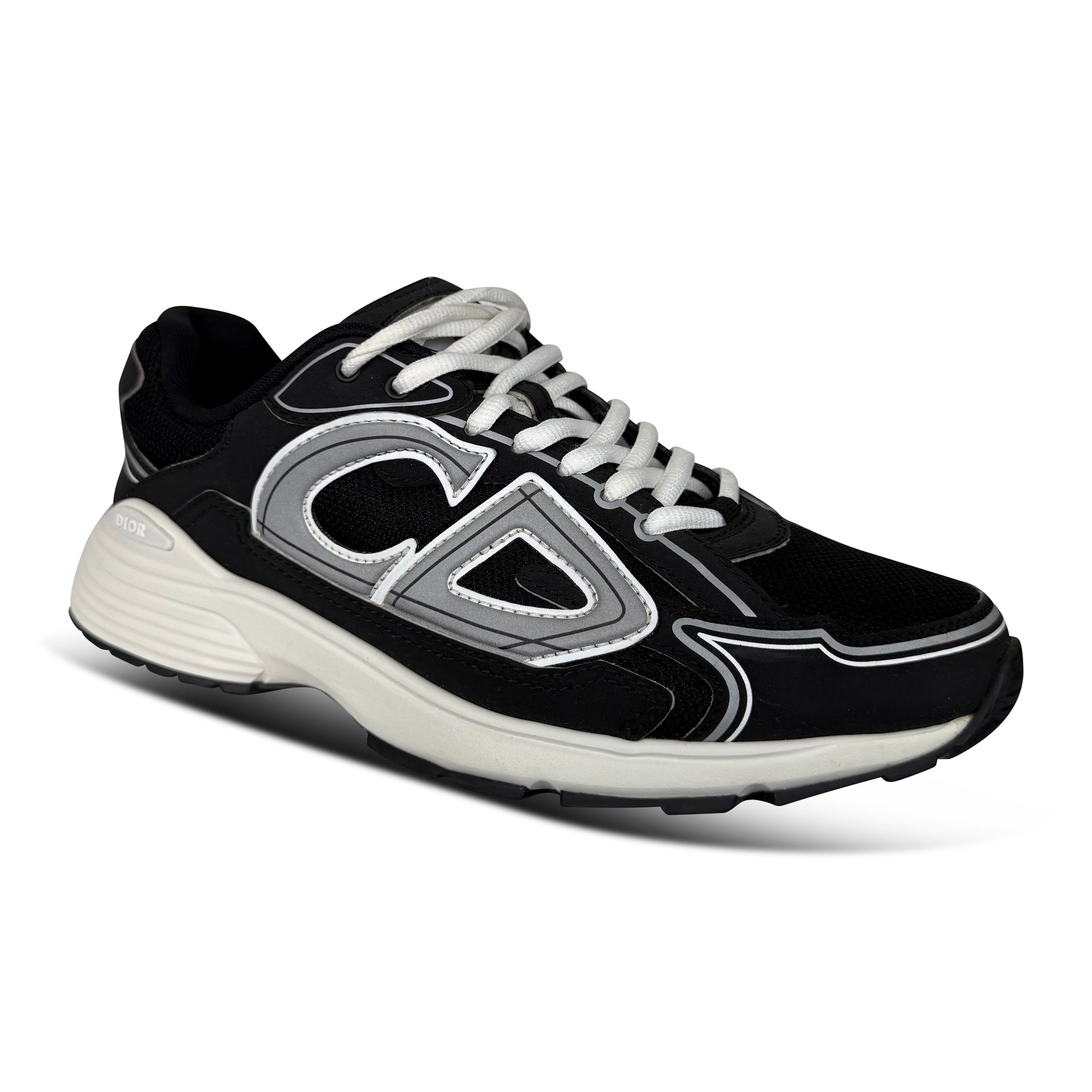 DIOR B30 BLACK / WHITE - UK 8 (42) - Affluent ArchivesUsed HIGH END DESIGNER CLOTHING