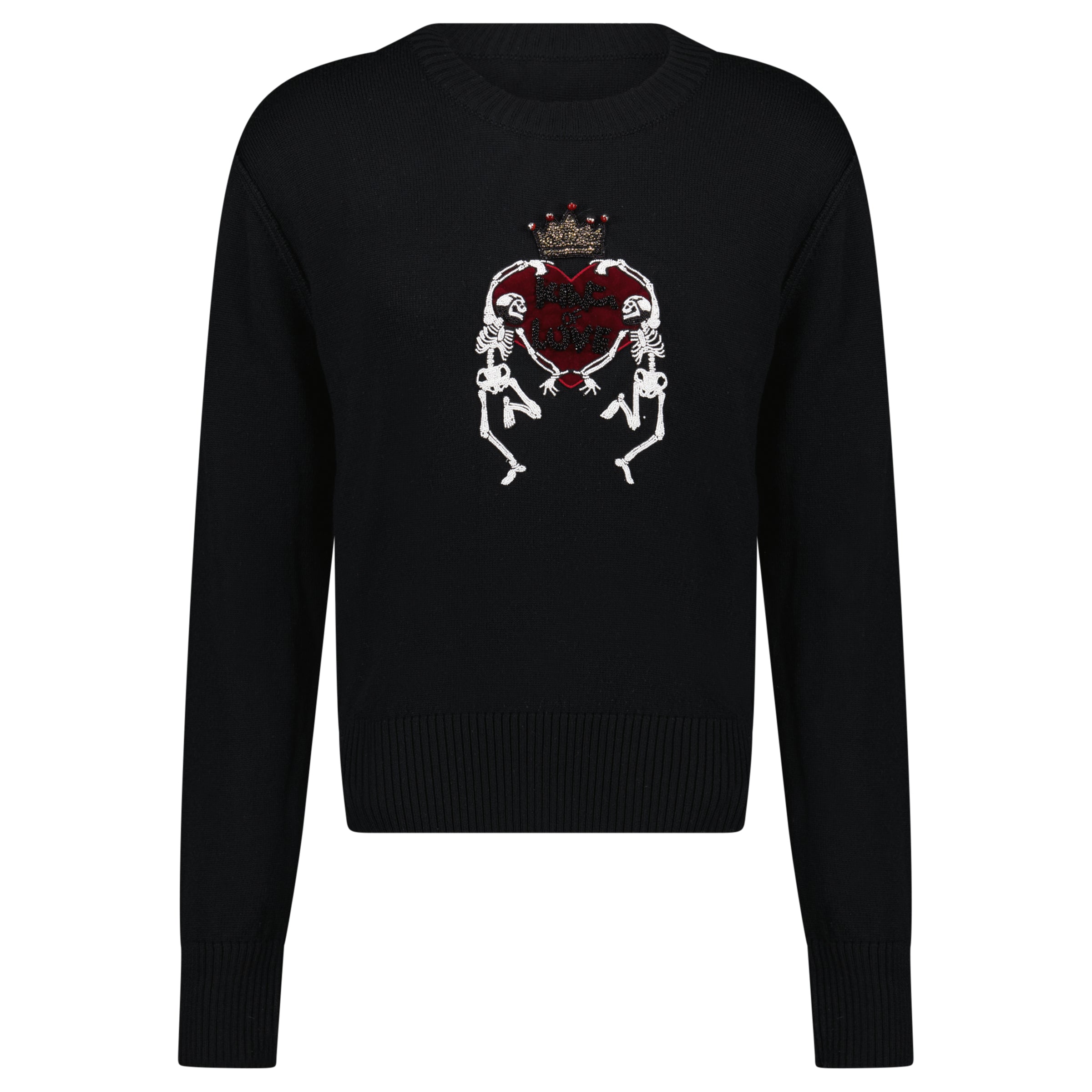 DOLCE AND GABBANA KNITTED SWEATSHIRT - LARGE (Fits M) - Affluent ArchivesUsed HIGH END DESIGNER CLOTHING