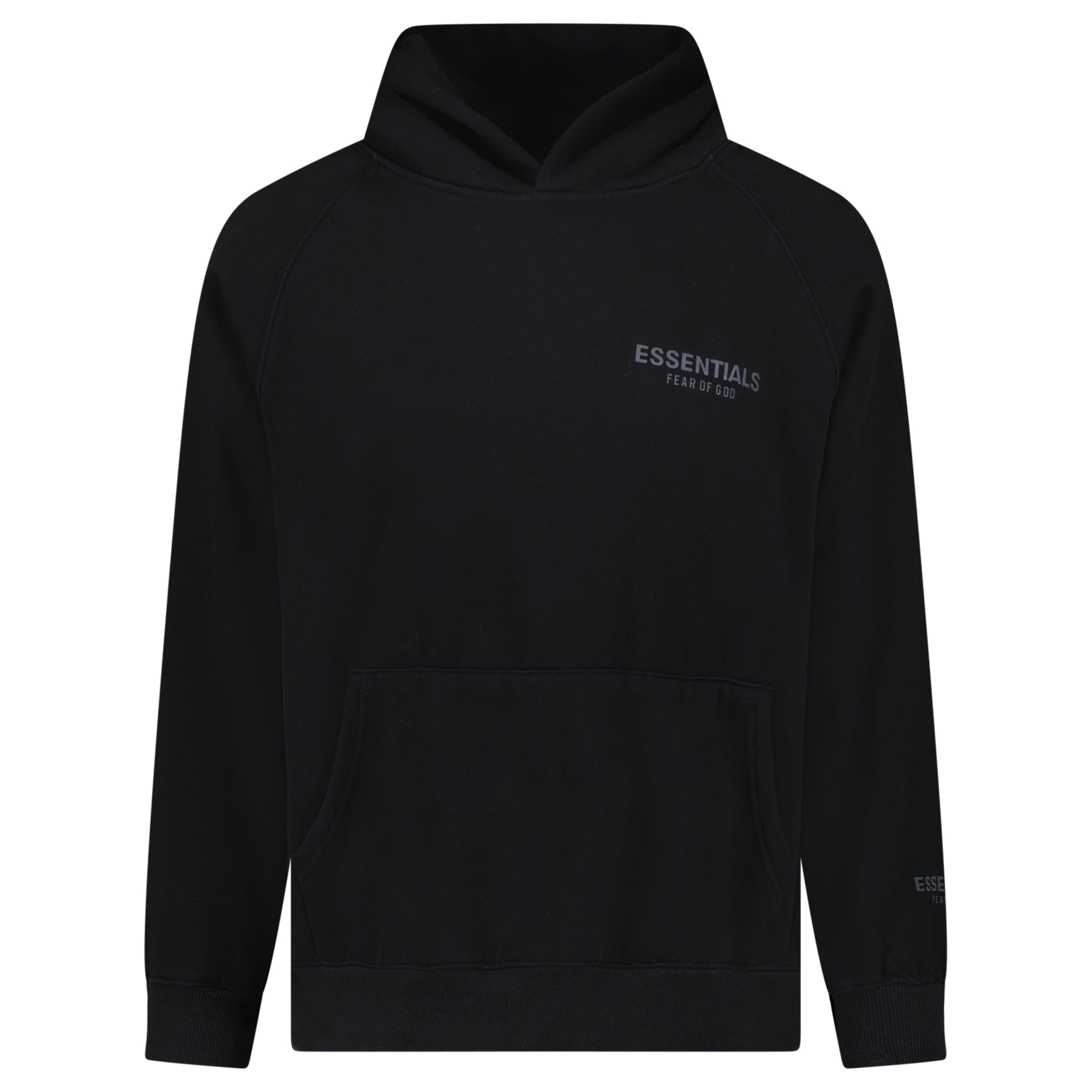 ESSENTIALS FEAR OF GOD HOODIE BLACK - MEDIUM - Affluent ArchivesUsed HIGH END DESIGNER CLOTHING