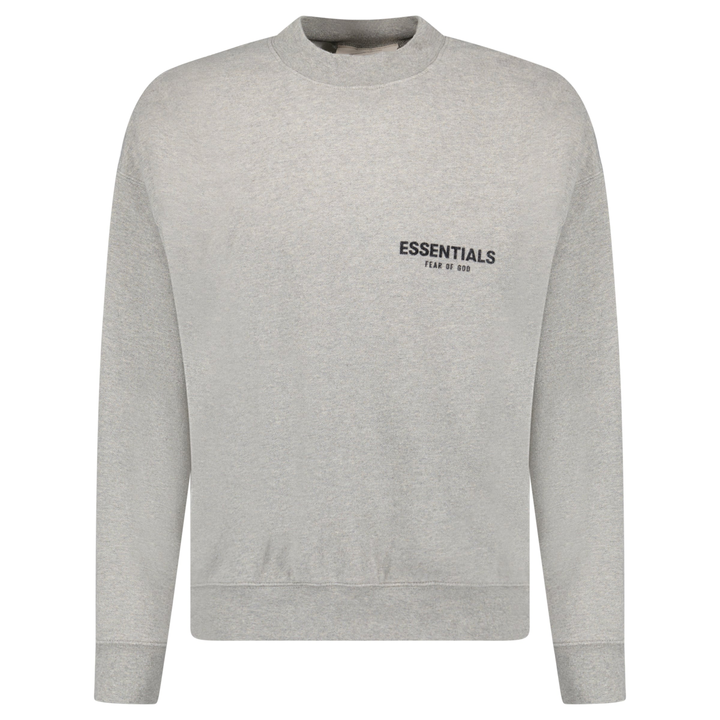 ESSENTIALS FEAR OF GOD SWEATSHIRT GREY - MEDIUM - Affluent ArchivesUsed HIGH END DESIGNER CLOTHING