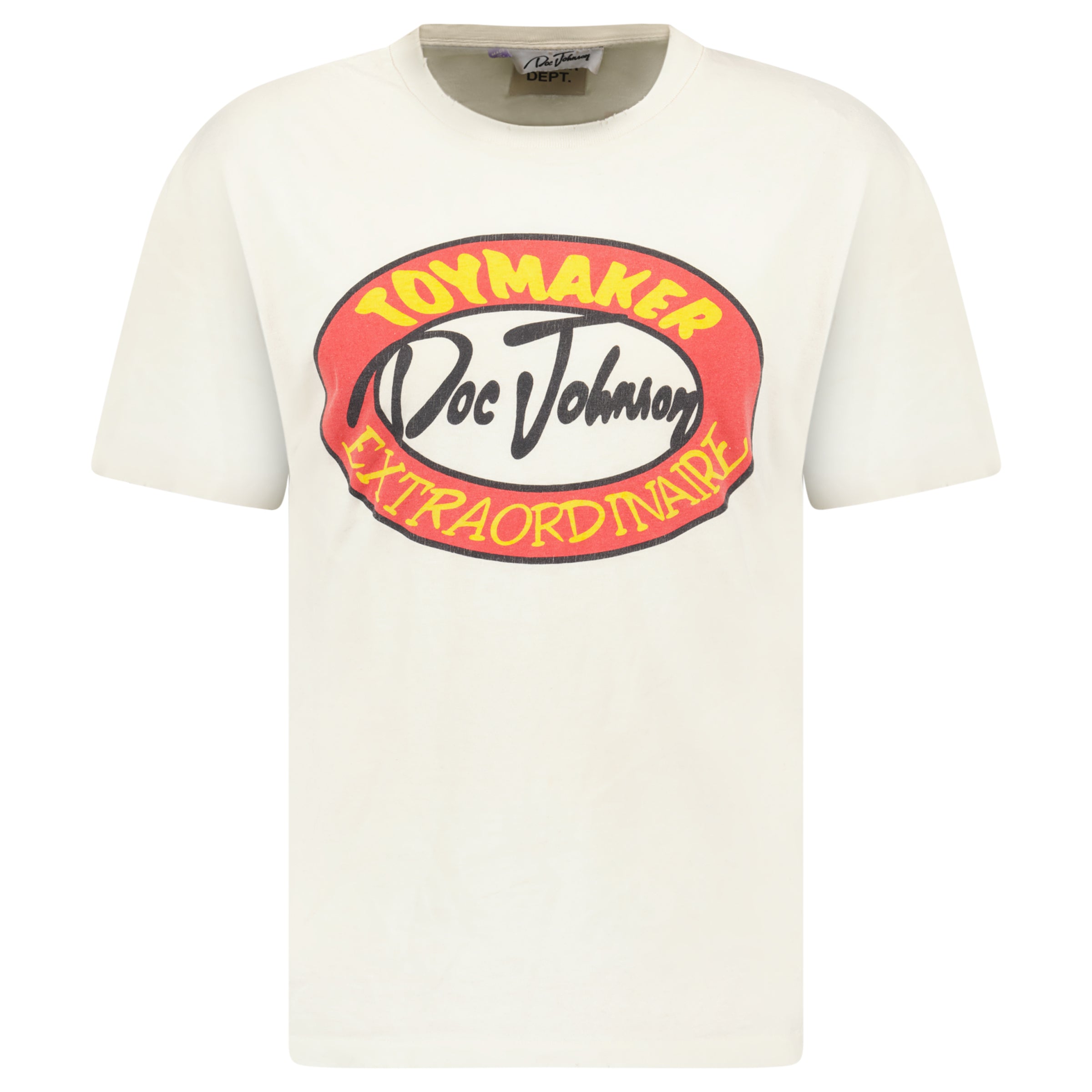 GALLERY DEPT BEIGE LOGO T SHIRT - MEDIUM - Affluent ArchivesUsed HIGH END DESIGNER CLOTHING