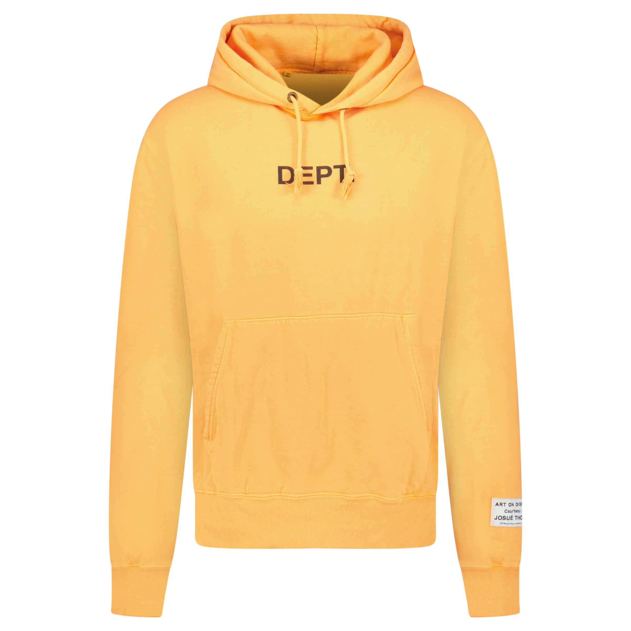 GALLERY DEPT ORANGE HOODIE - SMALL (Fits Medium) - Affluent ArchivesUsed HIGH END DESIGNER CLOTHING