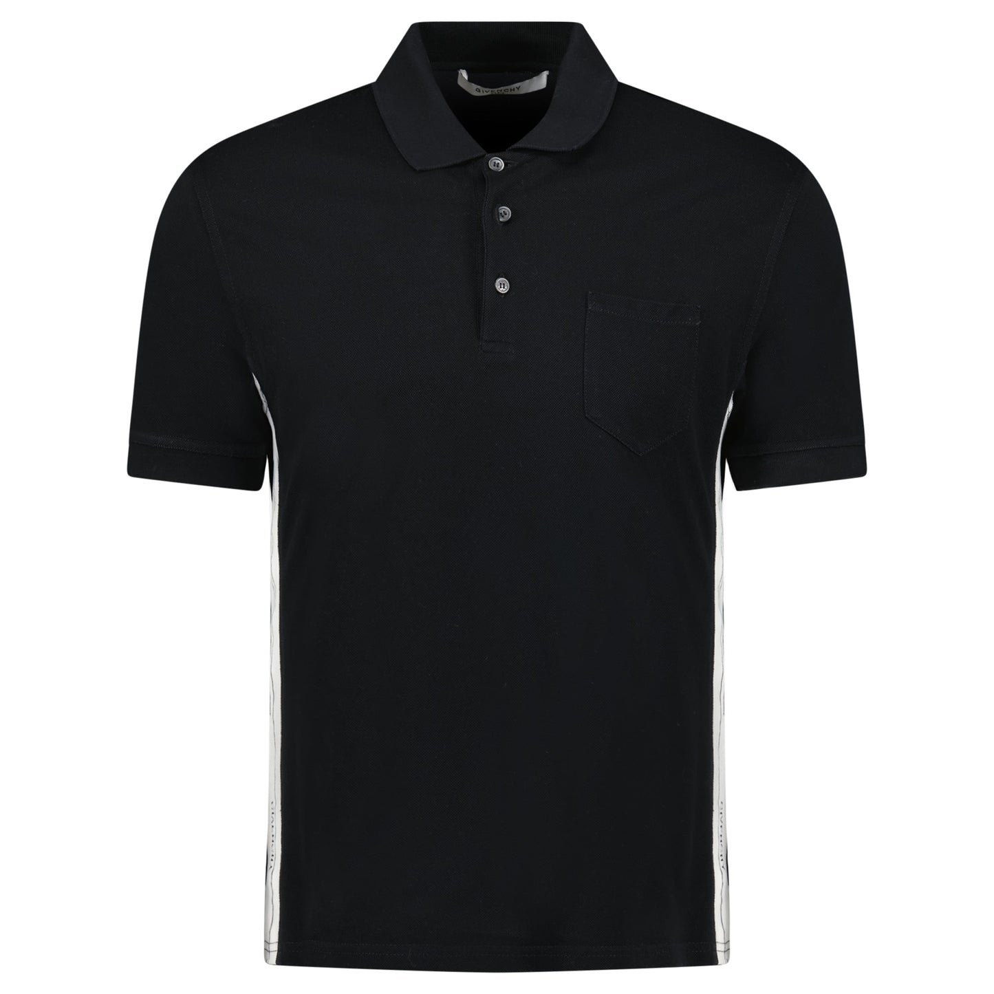 GIVENCHY BLACK LOGO POLO - MEDIUM - Affluent ArchivesUsed HIGH END DESIGNER CLOTHING
