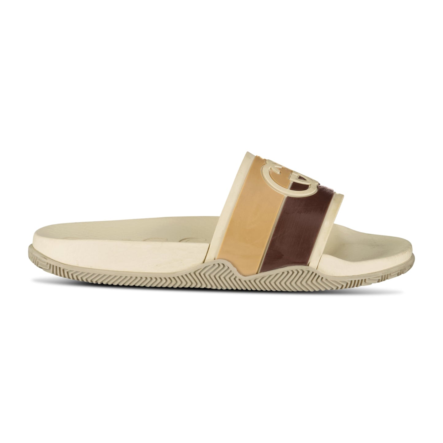 GUCCI BEIGE SLIDES - UK 6 (40) - Affluent ArchivesUsed HIGH END DESIGNER CLOTHING