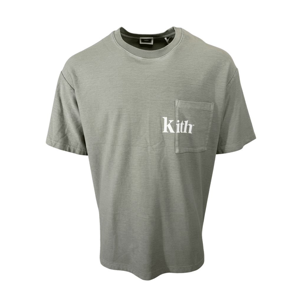 KITH MINT GREEN LOGO POCKET T SHIRT - XL (Fits XXL) NEW
