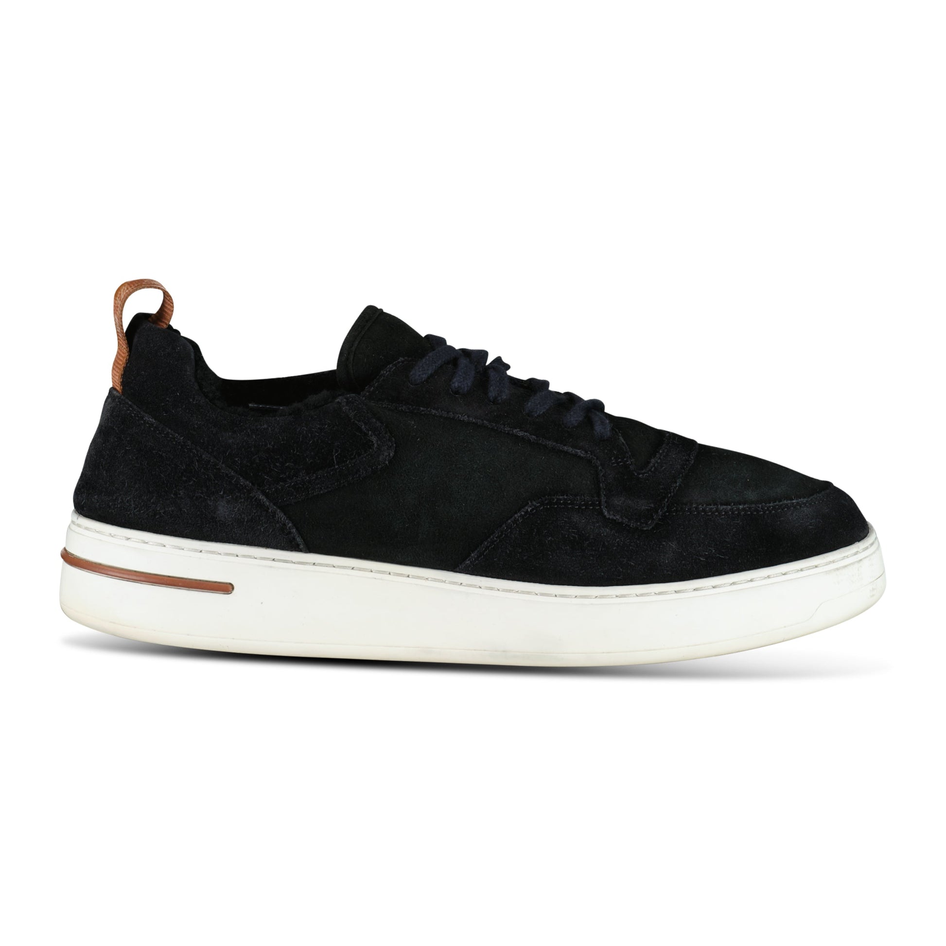 LORO PIANA NEWPORT WALK SNEAKER NAVY - UK 8 (Fits 9) - Affluent ArchivesUsed HIGH END DESIGNER CLOTHING