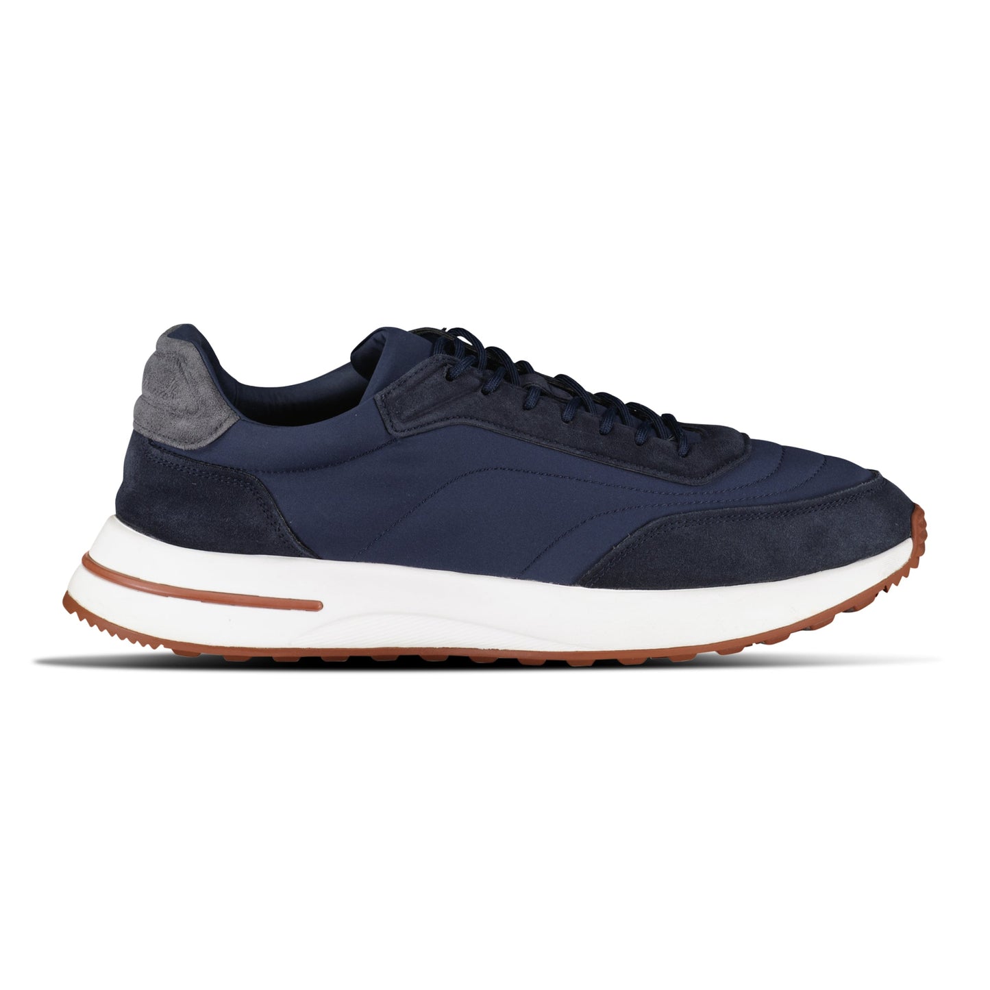 LORO PIANA WEEKEND WALK NAVY TRAINER - UK 9 (Fit 10) - Affluent ArchivesUsed HIGH END DESIGNER CLOTHING