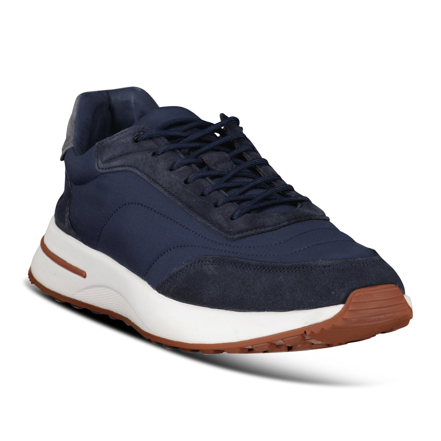 LORO PIANA WEEKEND WALK NAVY TRAINER - UK 9 (Fit 10) - Affluent ArchivesUsed HIGH END DESIGNER CLOTHING