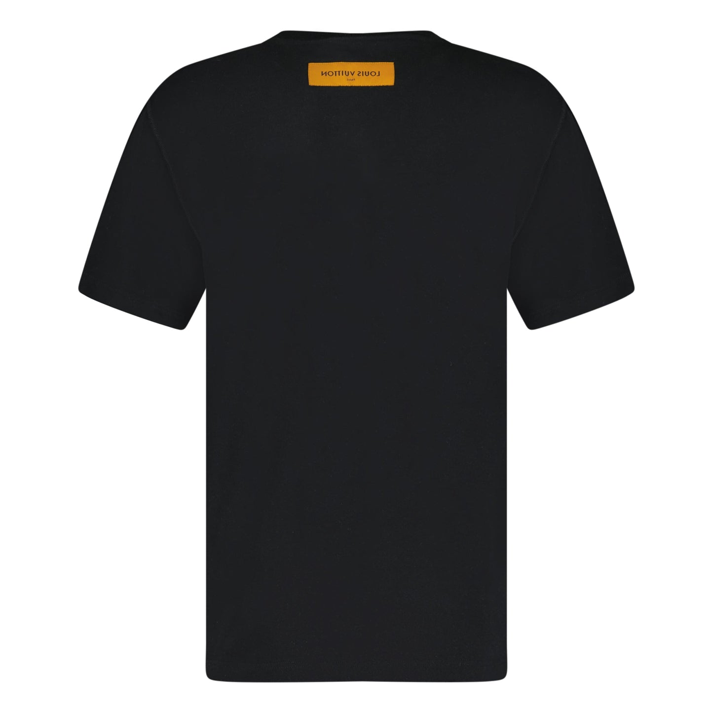 LOUIS VUITTON BLACK LV LOGO T SHIRT - LARGE - Affluent ArchivesUsed HIGH END DESIGNER CLOTHING
