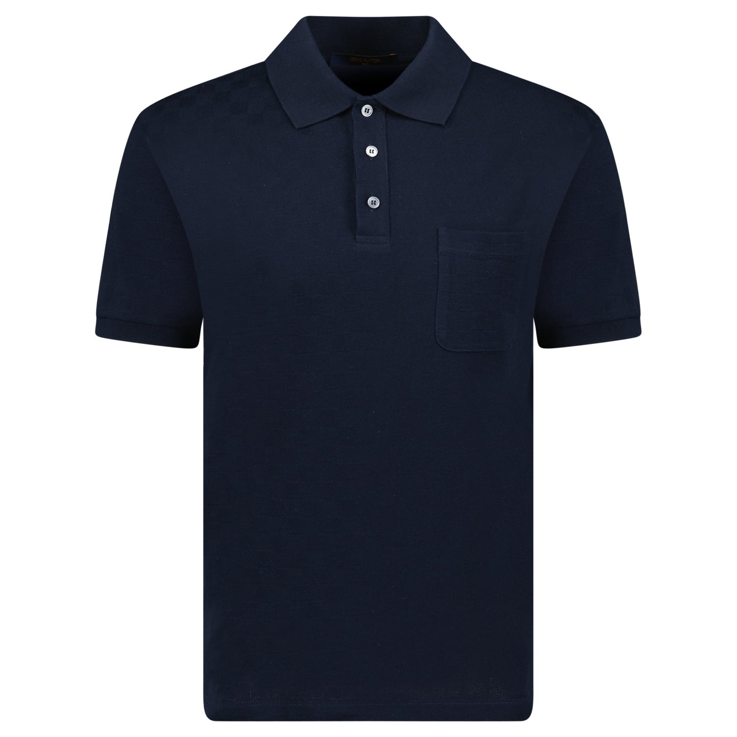 LOUIS VUITTON NAVY DAMIER POLO - MEDIUM - Affluent ArchivesUsed HIGH END DESIGNER CLOTHING