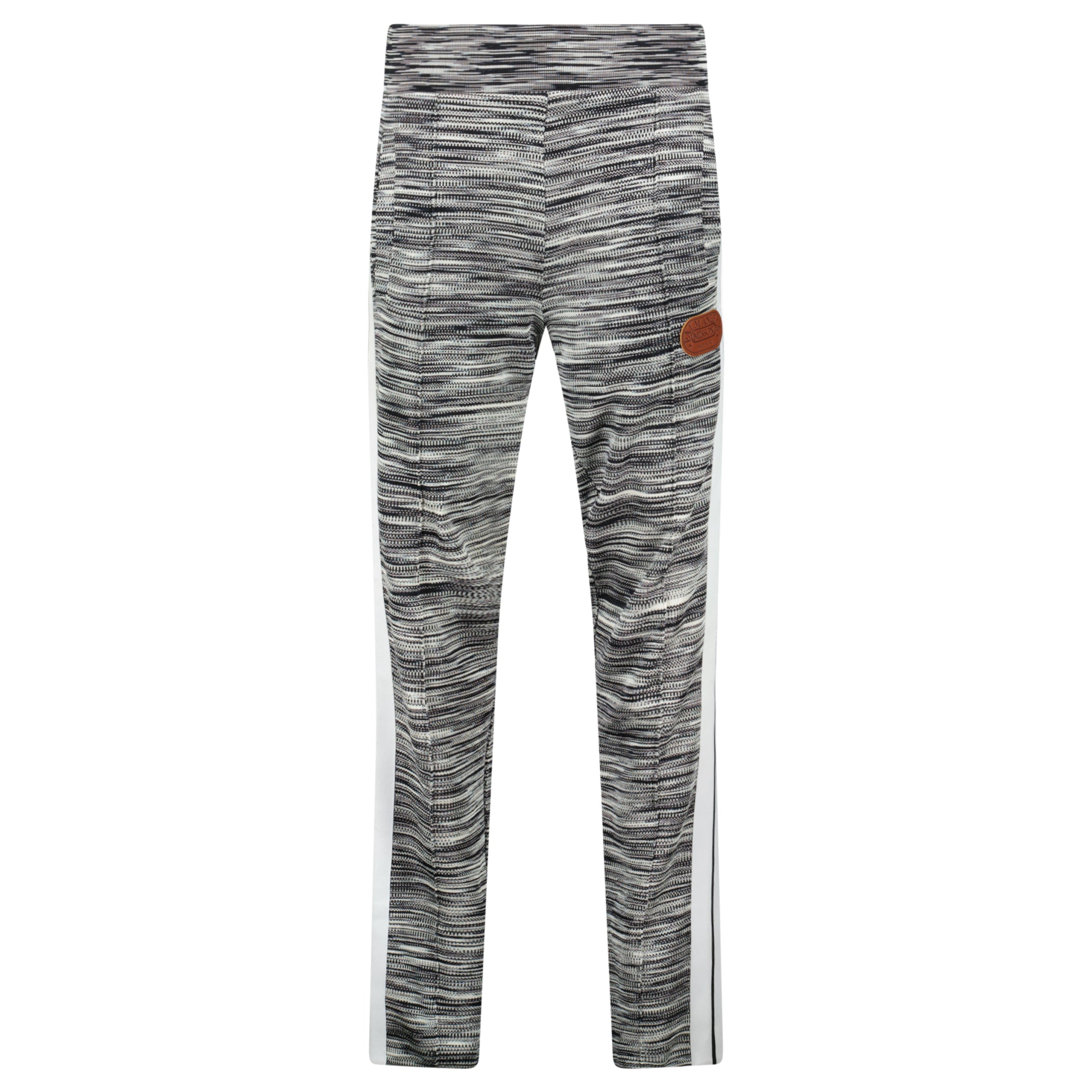 MISSONI X PALM ANGELS GREY KNITTED TRACKK PANTS - SMALL - Affluent ArchivesUsed HIGH END DESIGNER CLOTHING