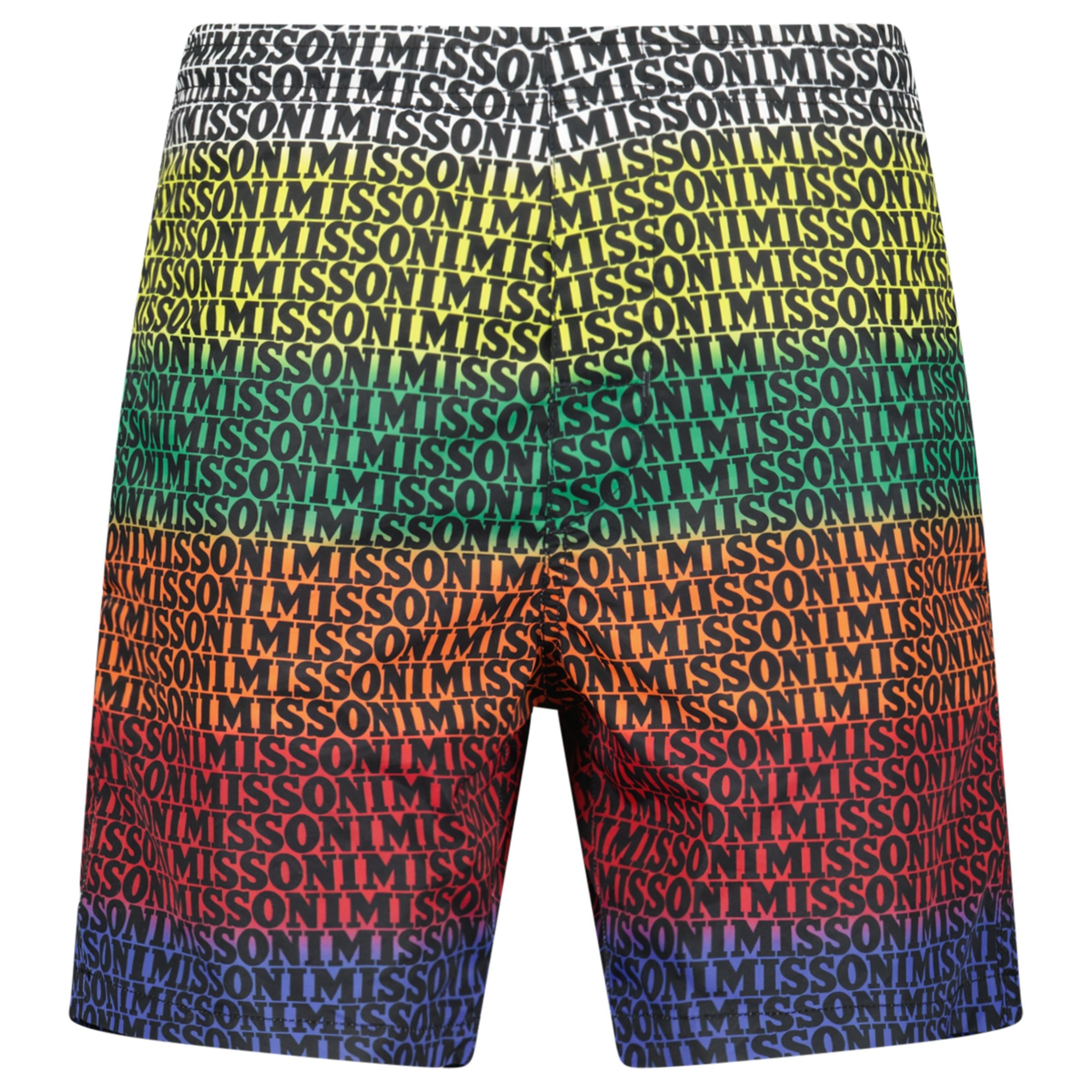 MISSONI ZIGZAG SWIM SHORTS - SMALL (Fit Medium) - Affluent ArchivesUsed HIGH END DESIGNER CLOTHING
