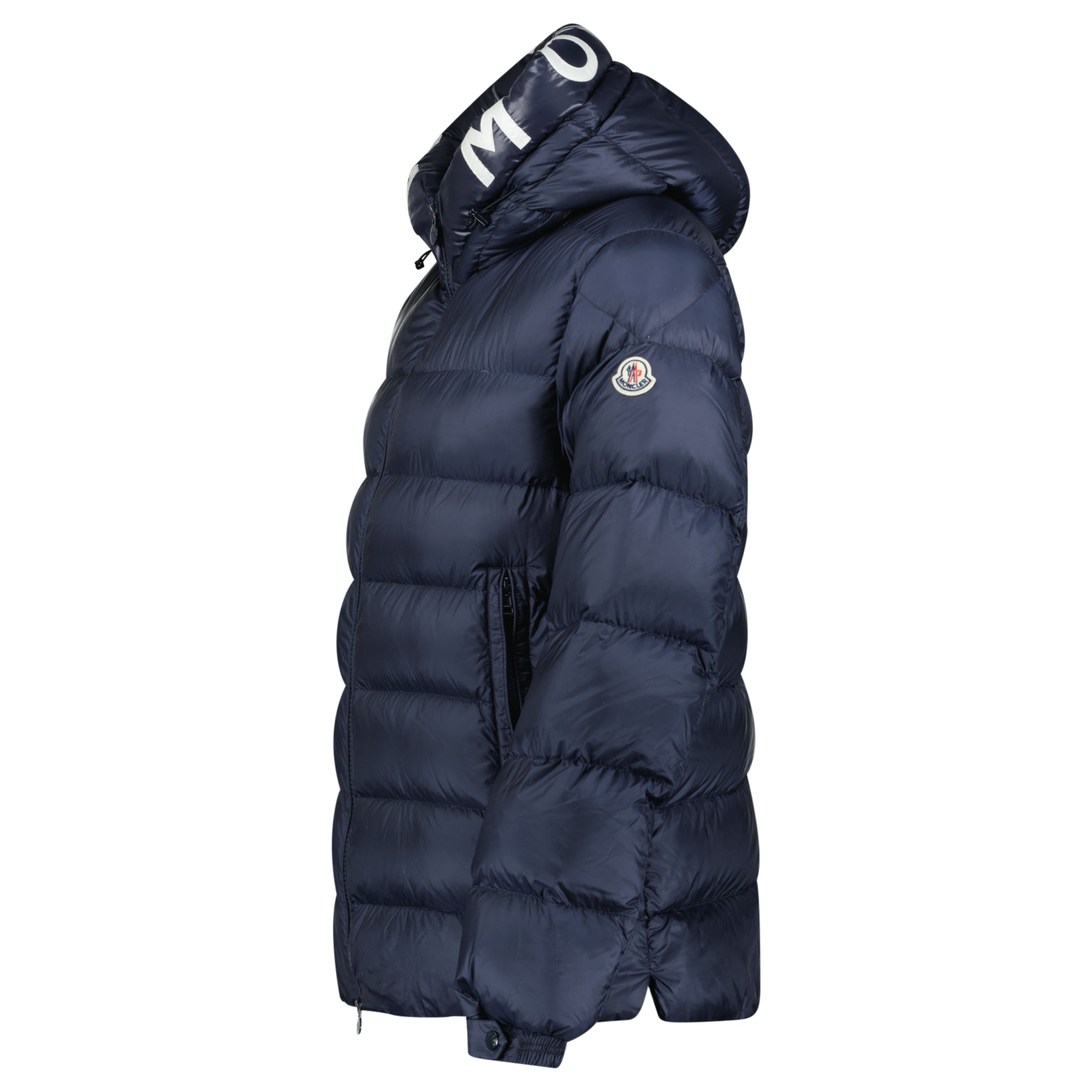 MONCLER NAVY SALZMAN PUFFER COAT - SIZE 5 (Fits L) - Affluent ArchivesUsed HIGH END DESIGNER CLOTHING
