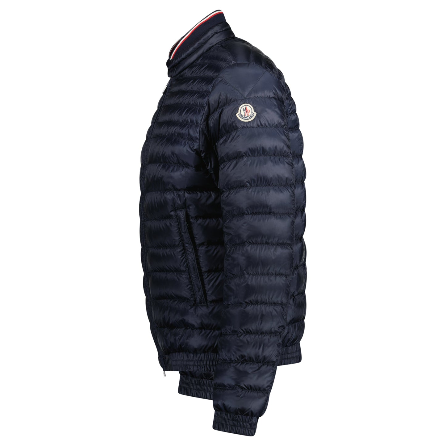 MONCLER QUILTED DOWN JACKET NAVY - SIZE 5 (Fits L) - affluentarchivesUsed HIGH END DESIGNER CLOTHING