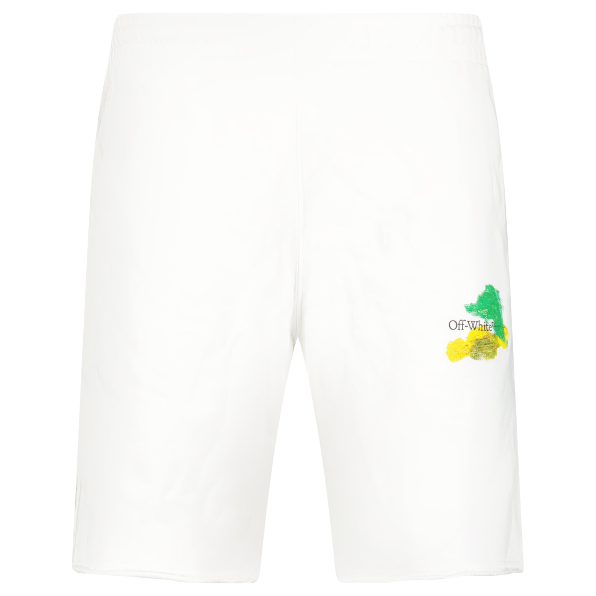 OFF WHITE WHITE SHORTS - SMALL - Affluent ArchivesUsed HIGH END DESIGNER CLOTHING