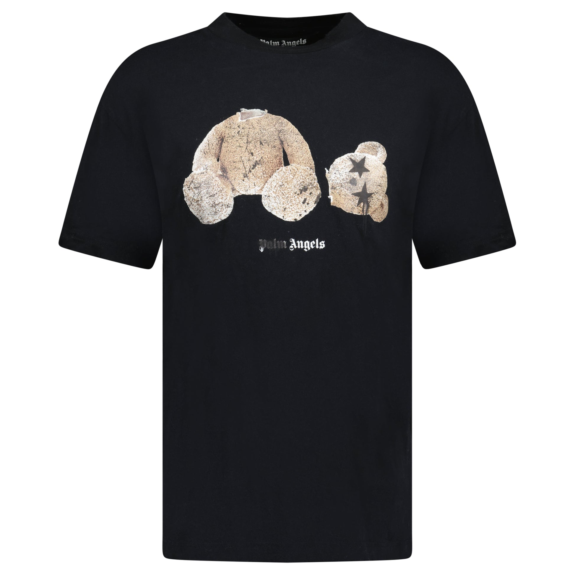 PALM ANGELS BEAR T SHIRT BLACK - MEDIUM - affluentarchivesUsed HIGH END DESIGNER CLOTHING