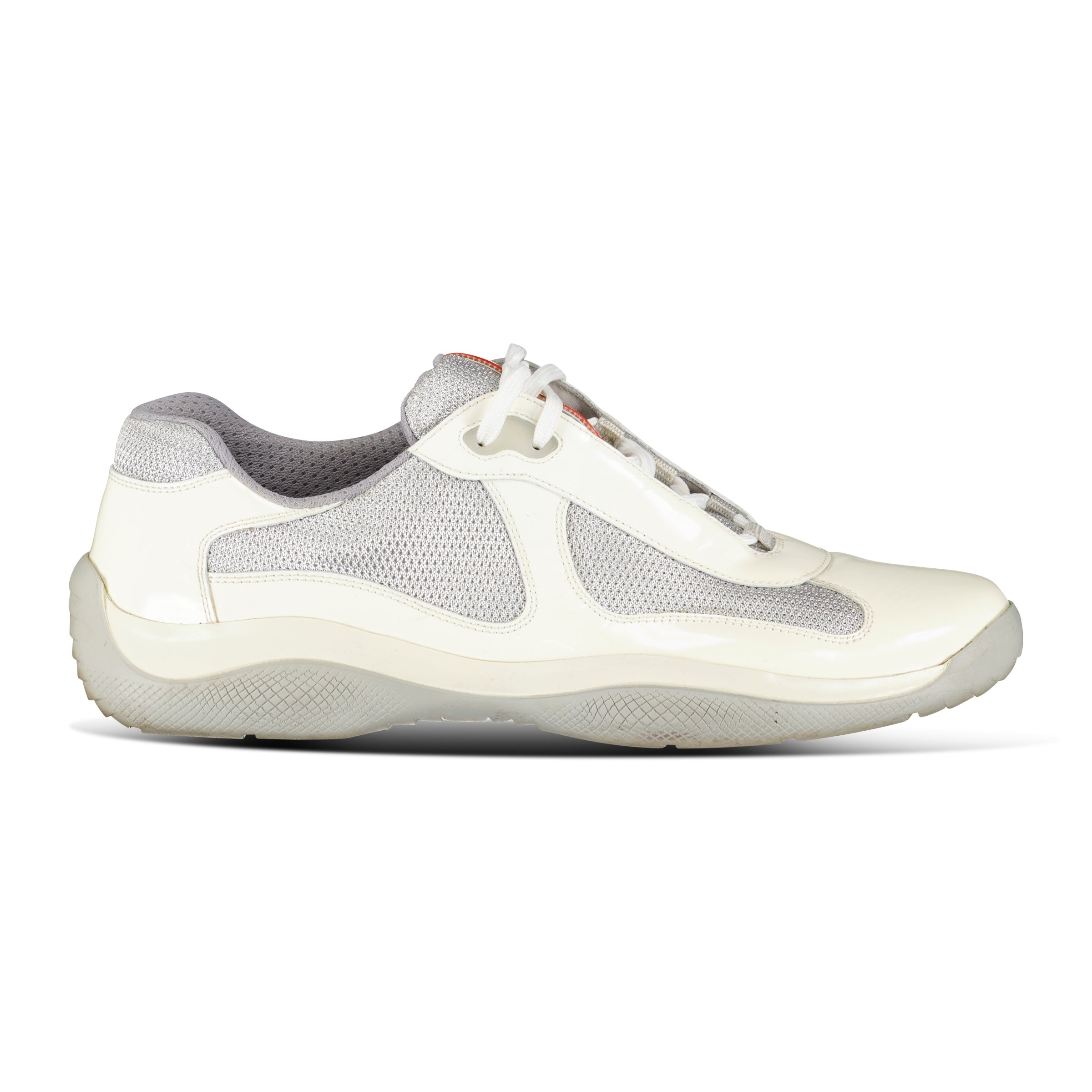 PRADA AMERICA CUP BEIGE - UK 9 (Fit 10) - Affluent ArchivesUsed HIGH END DESIGNER CLOTHING