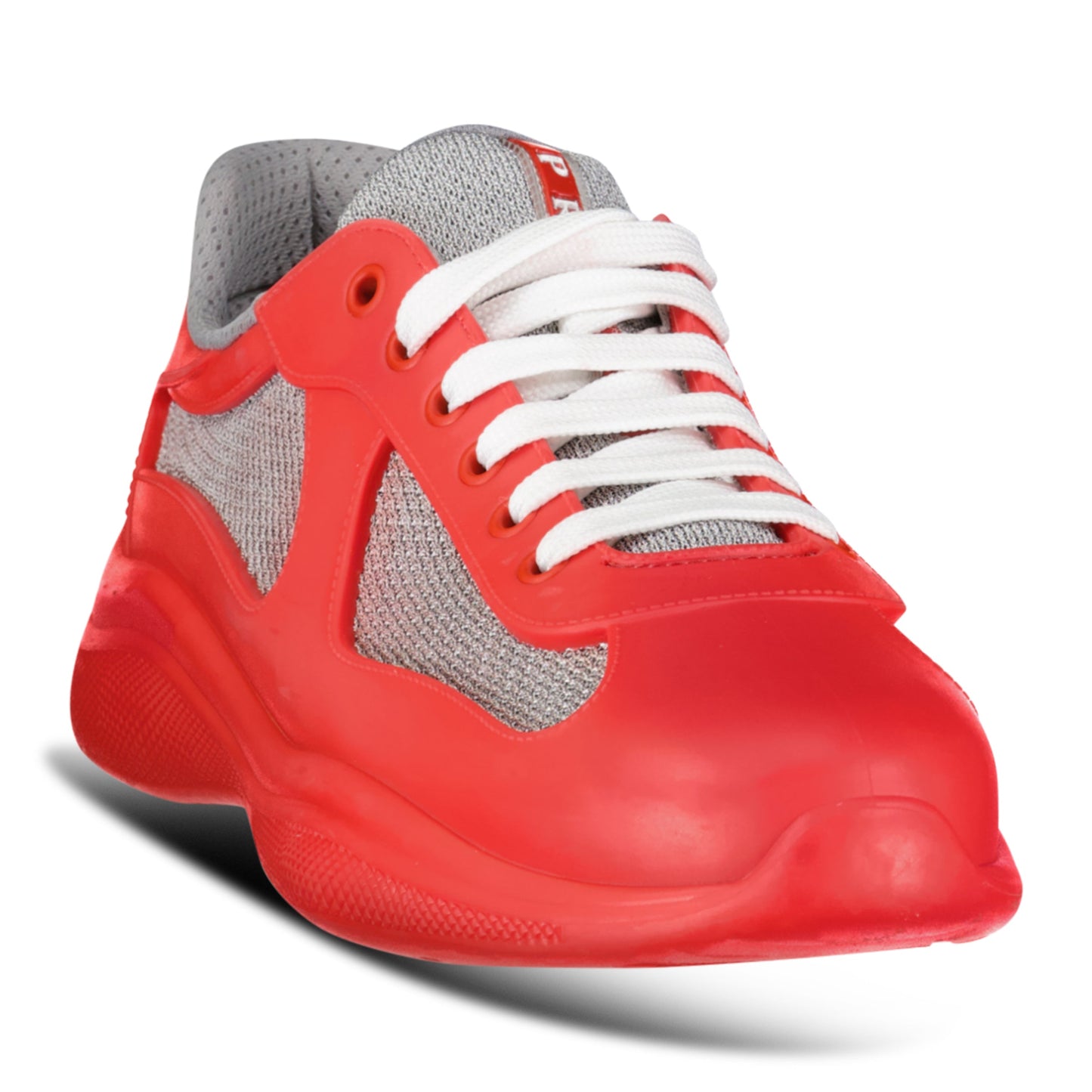 PRADA AMERICA CUP TRAINER RED - UK 7 (NEW) - Affluent ArchivesUsed HIGH END DESIGNER CLOTHING