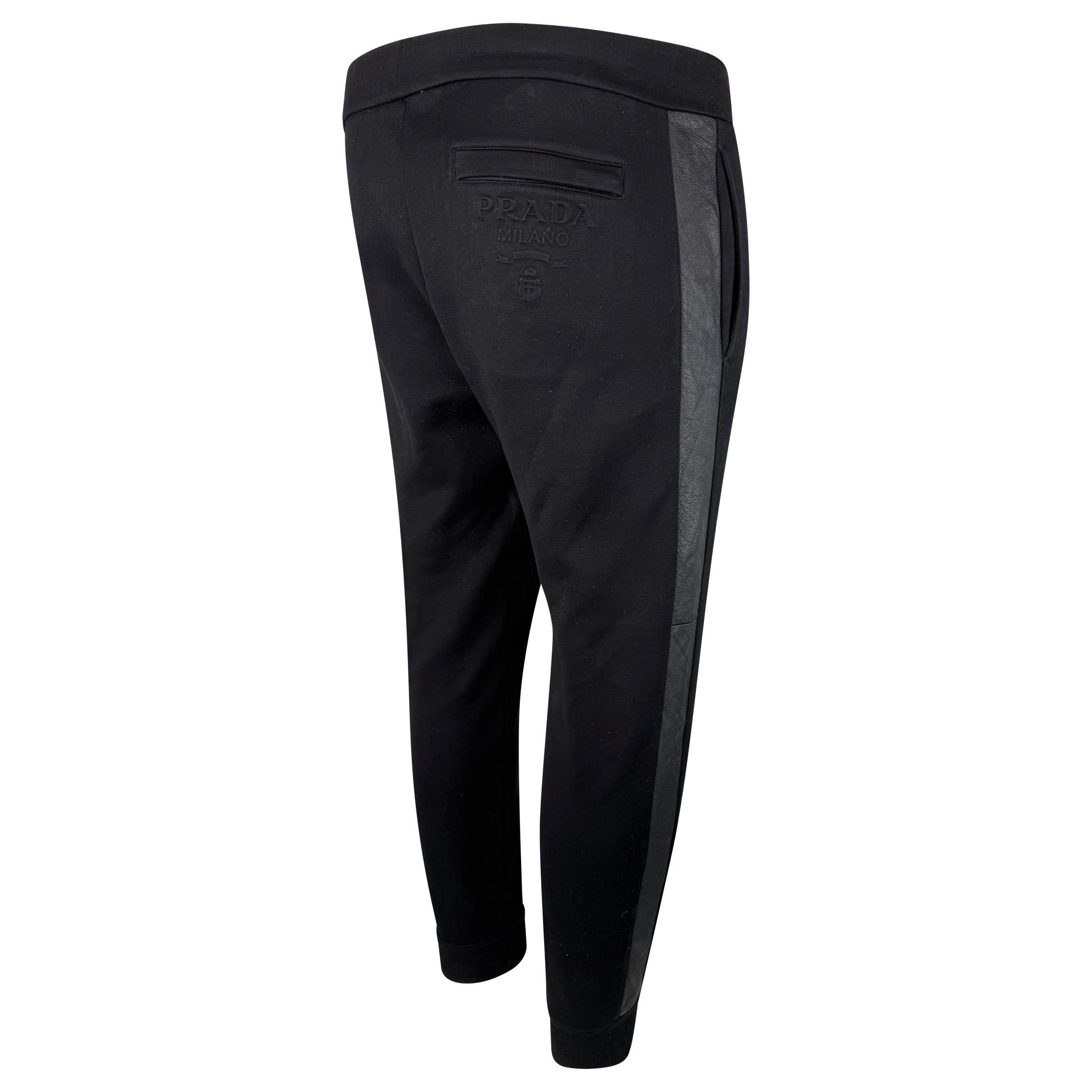 PRADA BLACK LOGO FULL TRACKSUIT - MEDIUM - Affluent ArchivesUsed HIGH END DESIGNER CLOTHING