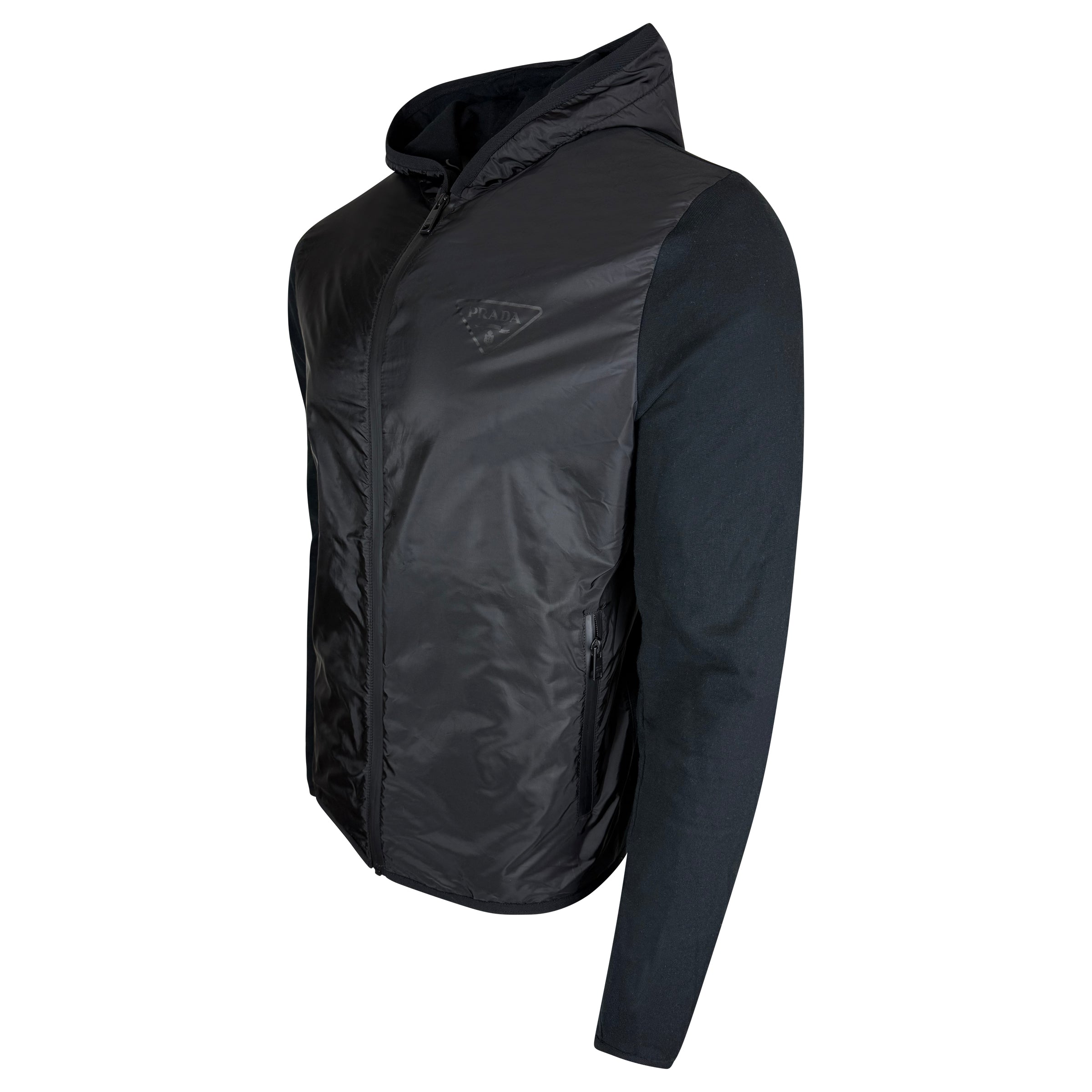 PRADA BLACK LOGO FULL TRACKSUIT - MEDIUM - Affluent ArchivesUsed HIGH END DESIGNER CLOTHING