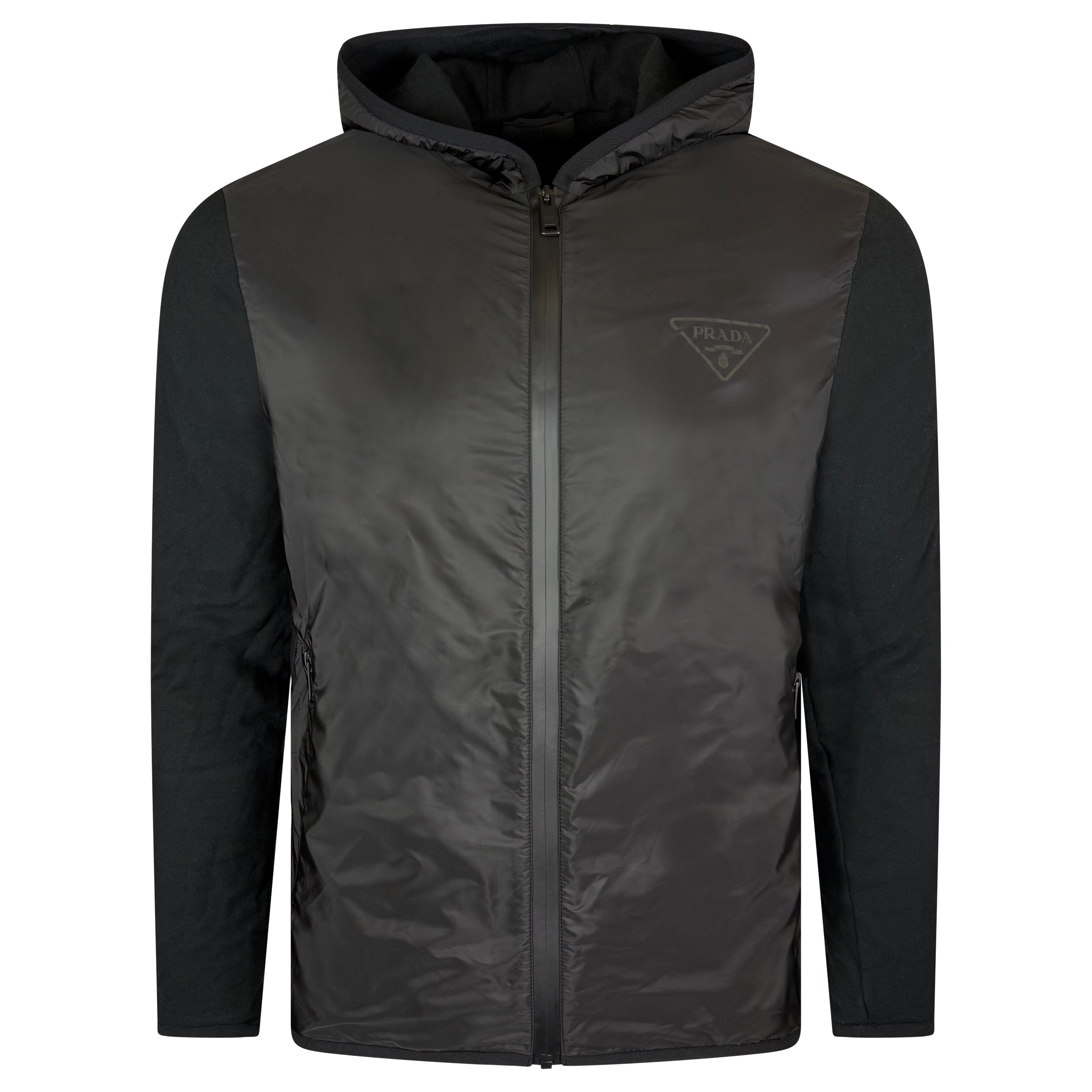 PRADA BLACK LOGO FULL TRACKSUIT - MEDIUM - Affluent ArchivesUsed HIGH END DESIGNER CLOTHING