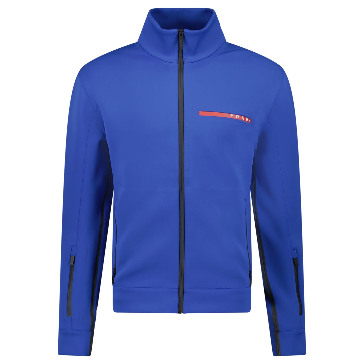 PRADA LINEA ROSSA TECH FABRIC JACKET BLUE - MEDIUM - Affluent ArchivesUsed HIGH END DESIGNER CLOTHING