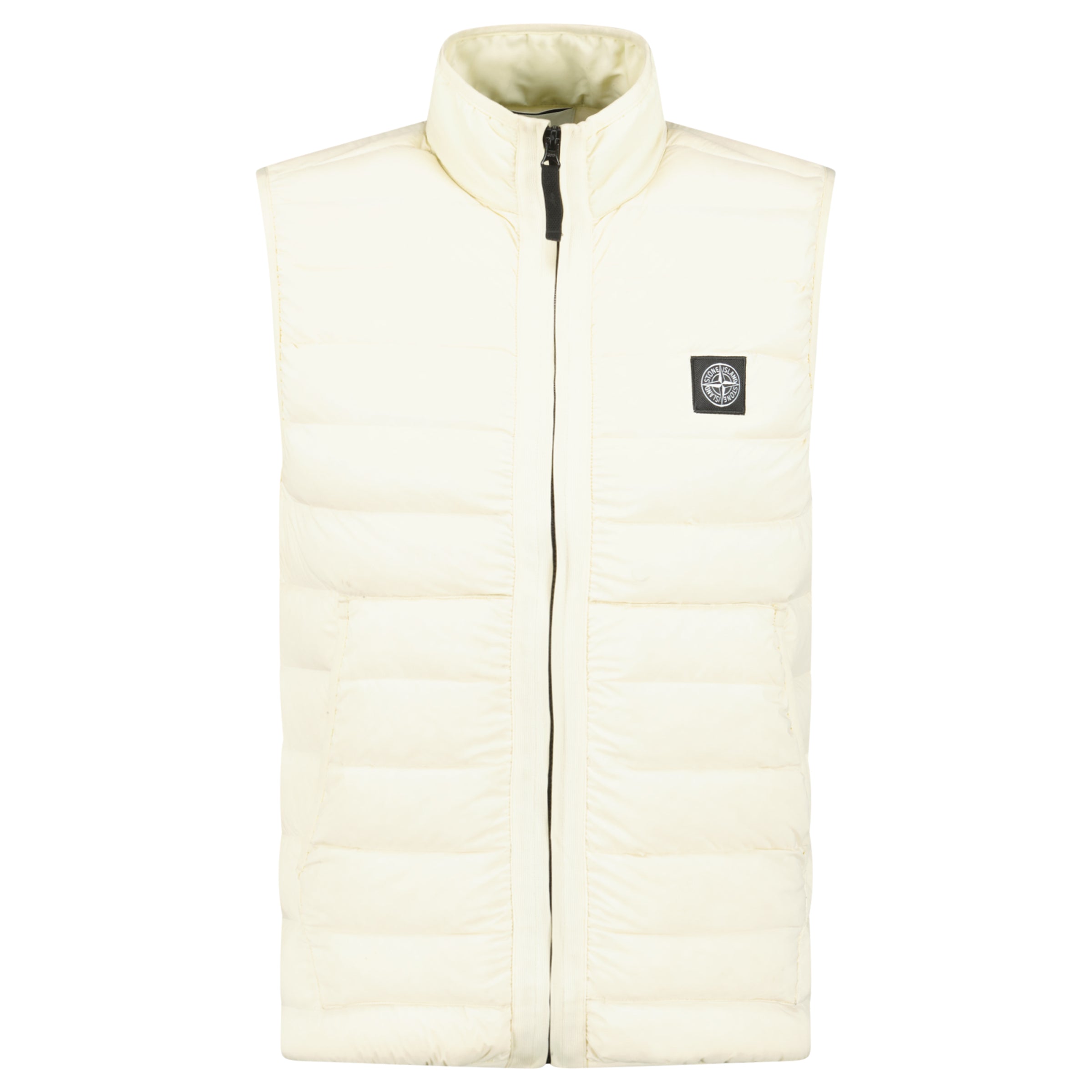 STONE ISLAND BEIGE COMPASS GILET - MEDIUM - Affluent ArchivesUsed HIGH END DESIGNER CLOTHING
