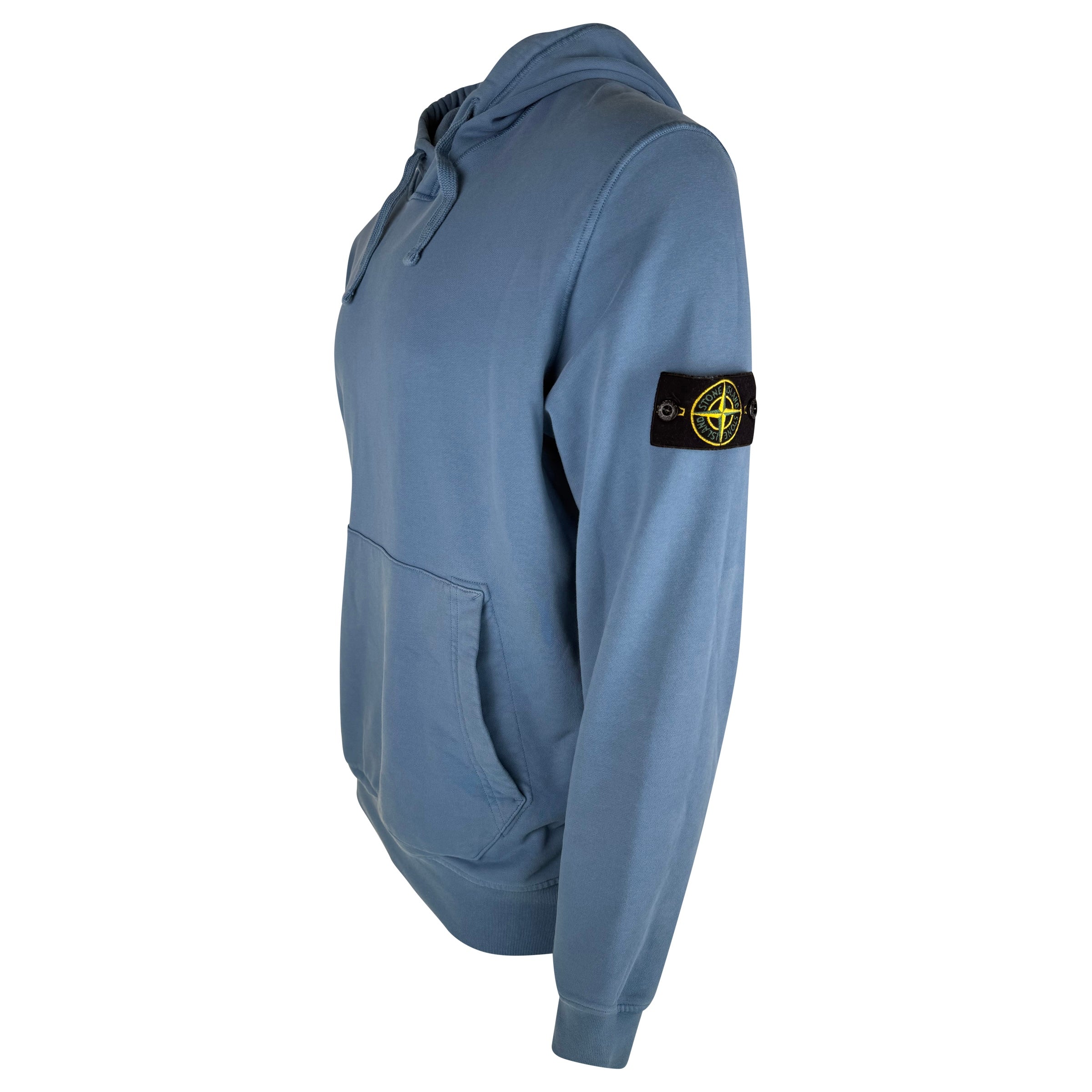 STONE ISLAND HOODIE BLUE - XL - Affluent ArchivesUsed HIGH END DESIGNER CLOTHING