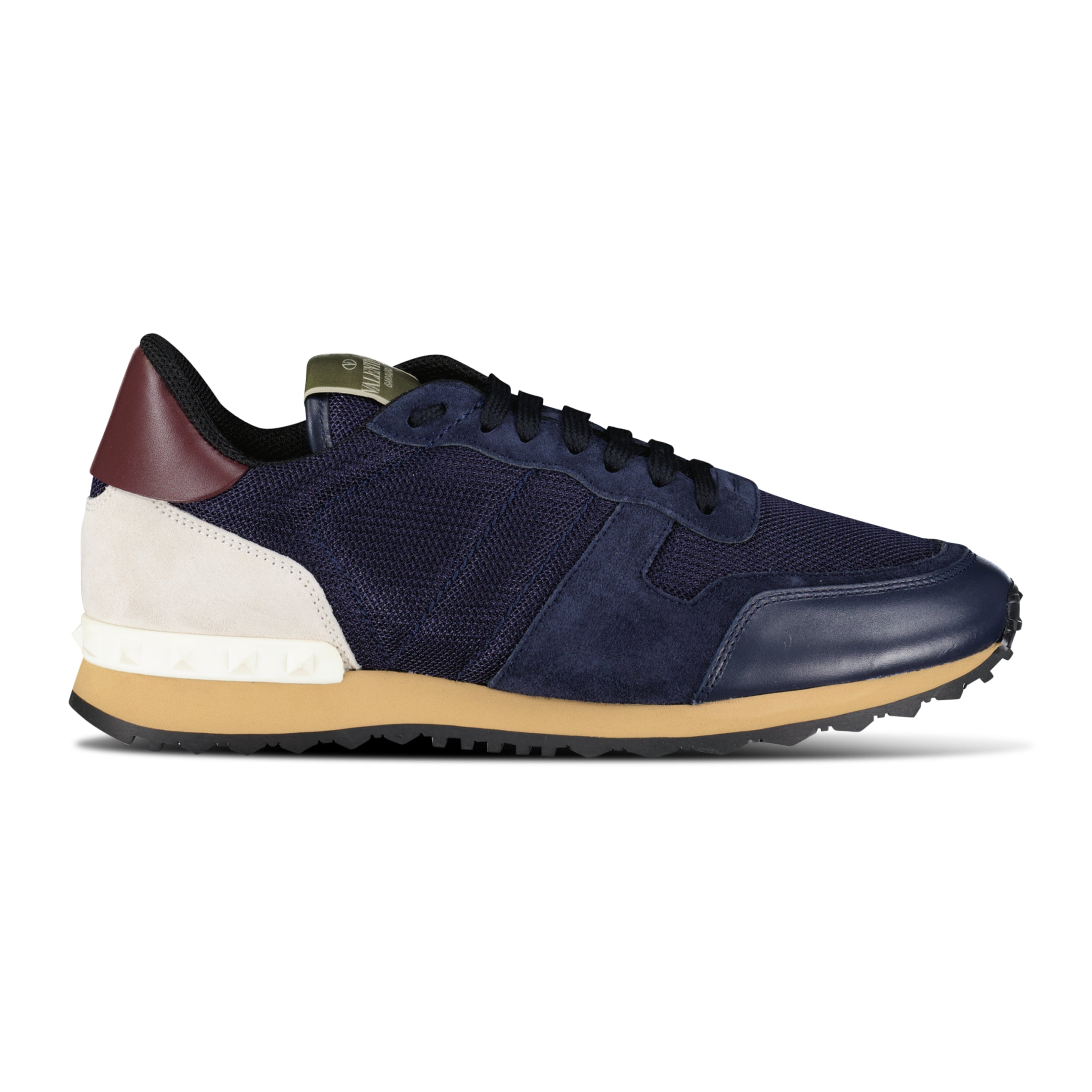 VALENTINO GARAVANI ROCKRUNNER NAVY - UK 7 NEW - Affluent ArchivesUsed HIGH END DESIGNER CLOTHING