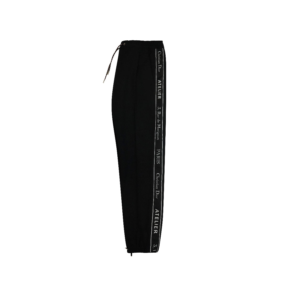 DIOR TRACK PANTS BLACK SMALL