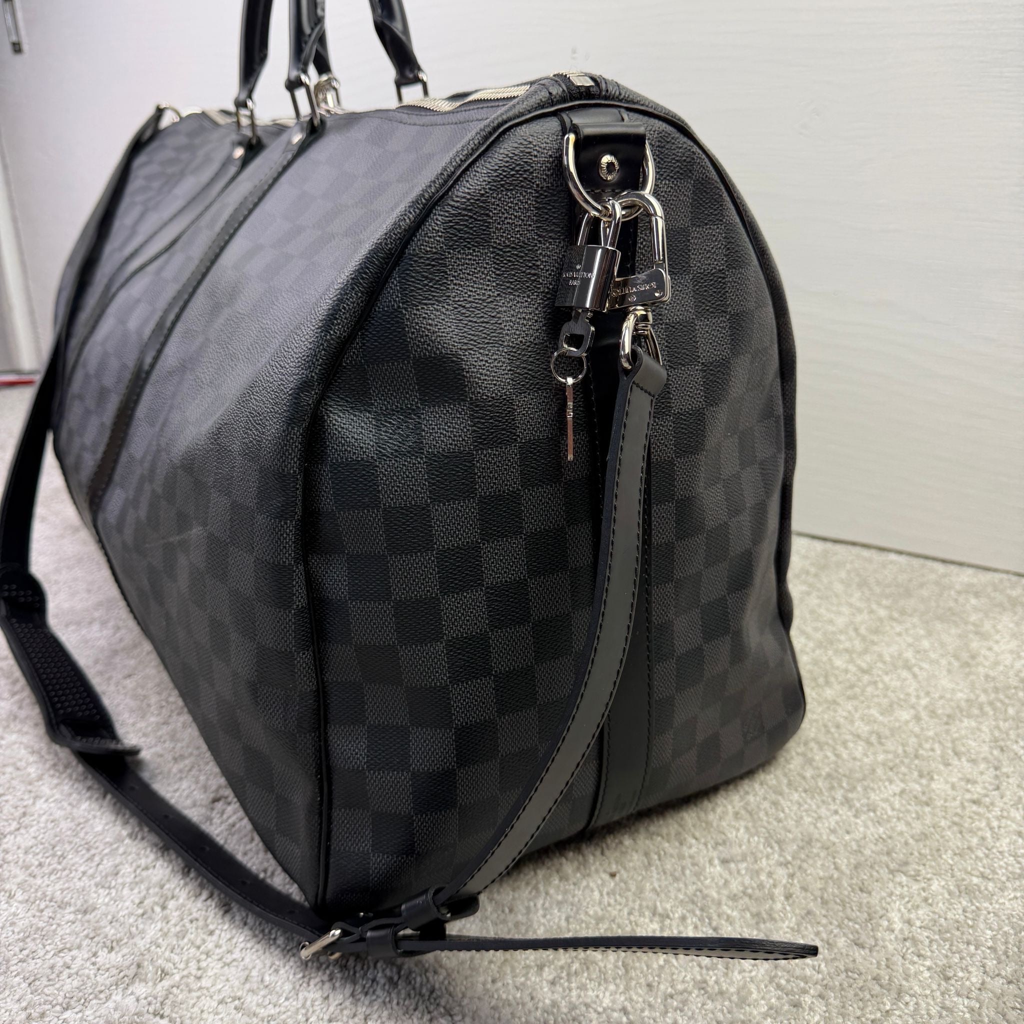 LOUIS VUITTON DAMIER KEEPALL 55 | PRE OWNED