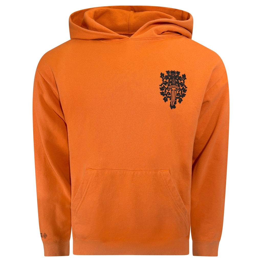 CHROME HEARTS ORANGE HOODIE - XL (Fits Large) | PRE OWNED