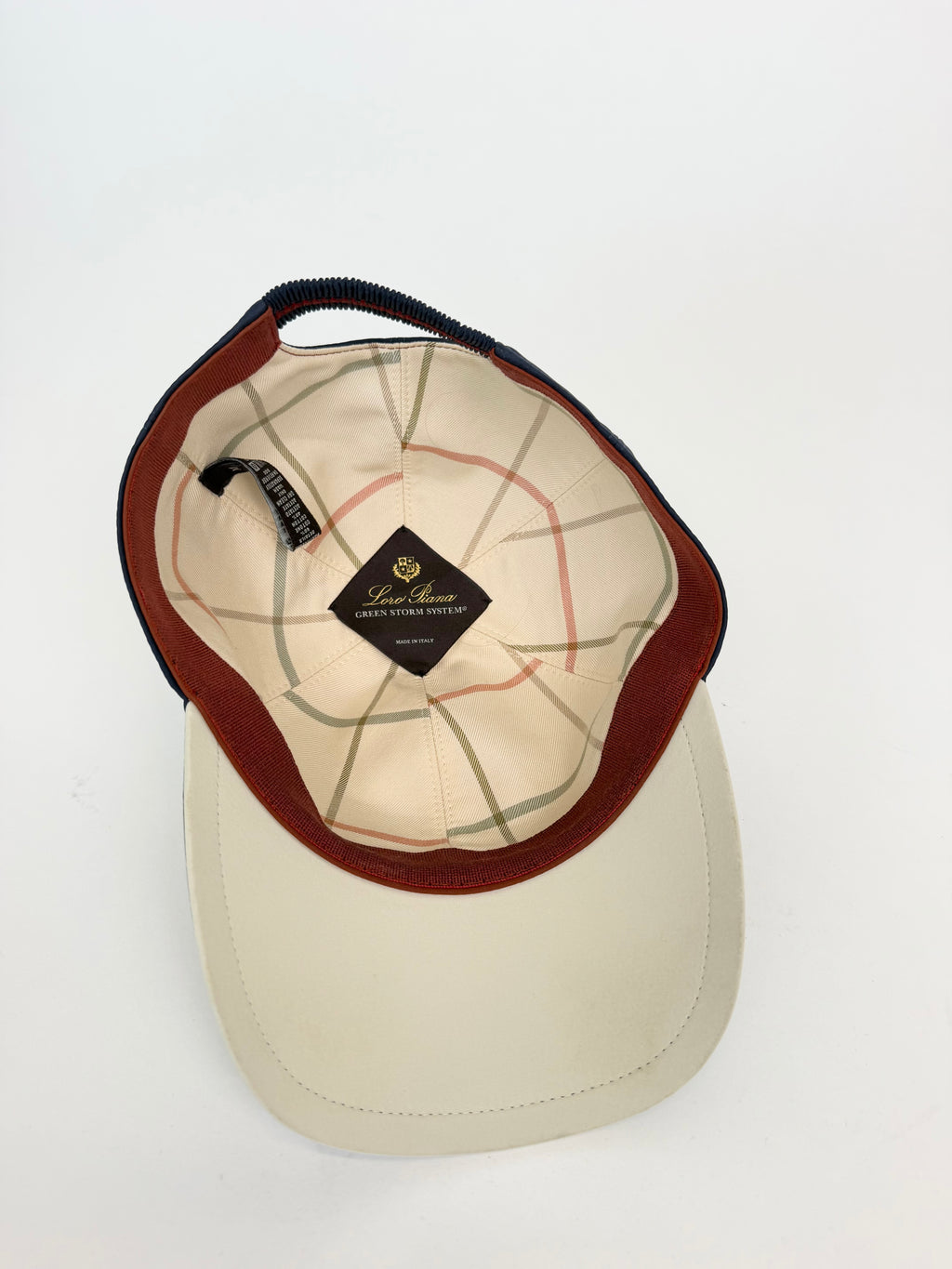 LORO PIANA CREAM NYLON CAP - MEDIUM | PRE OWNED