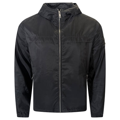 PRADA NYLON JACKET BLACK - LARGE (Fits Medium) | PRE OWNED