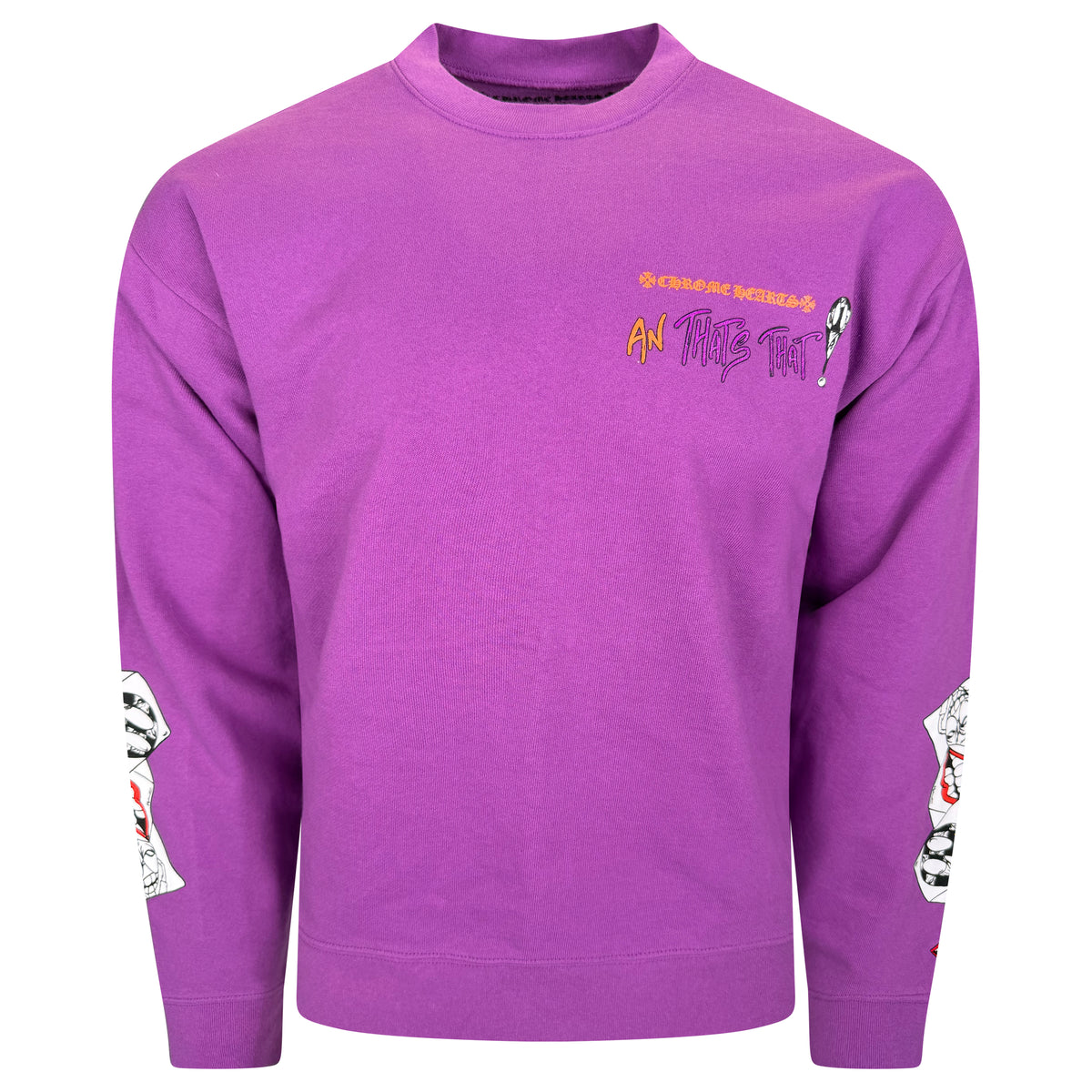 CHROME HEARTS MATTY BOY SWEATSHIRT PURPLE - SMALL | NEW