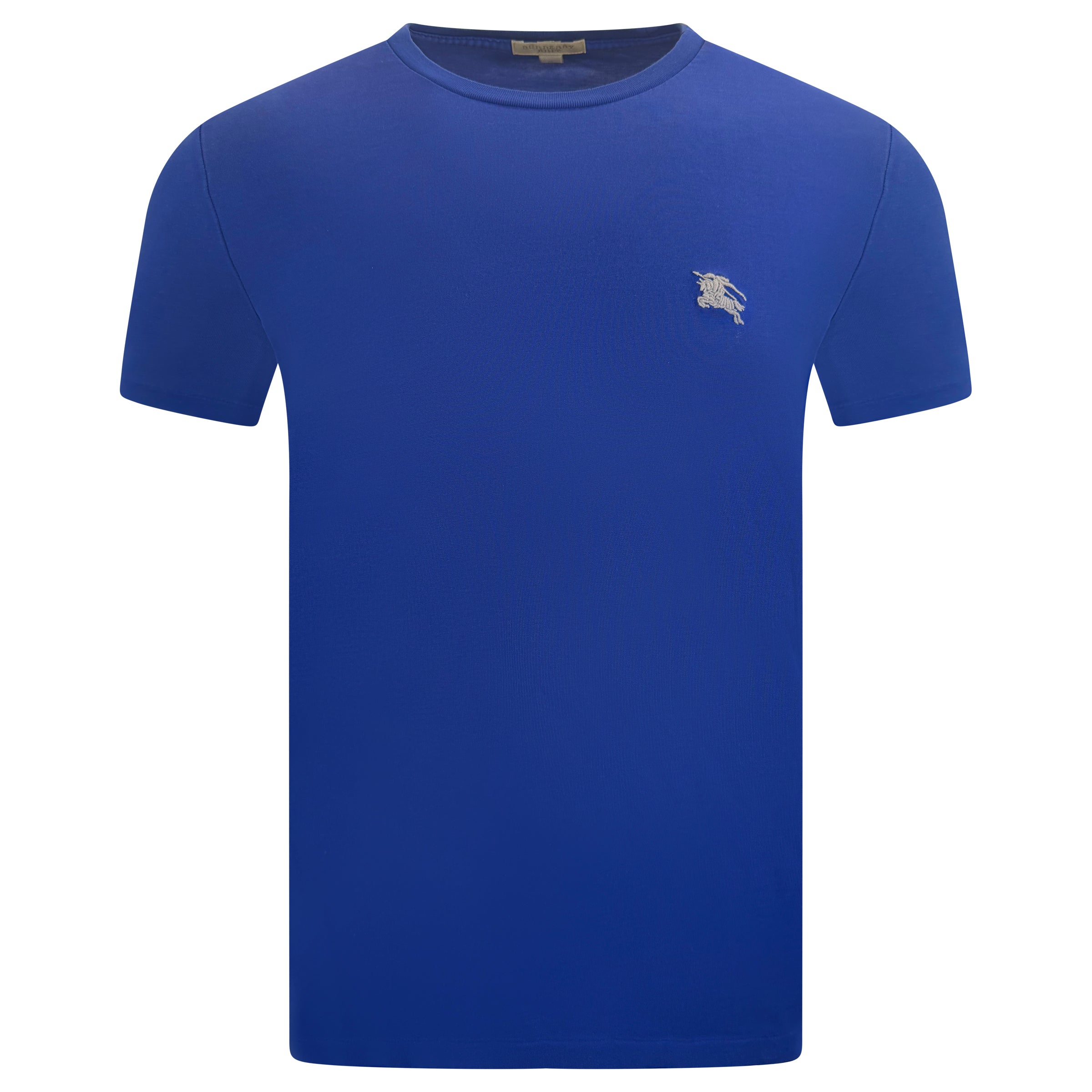BURBERRY BLUE LOGO T SHIRT - MEDIUM | PRE OWNED
